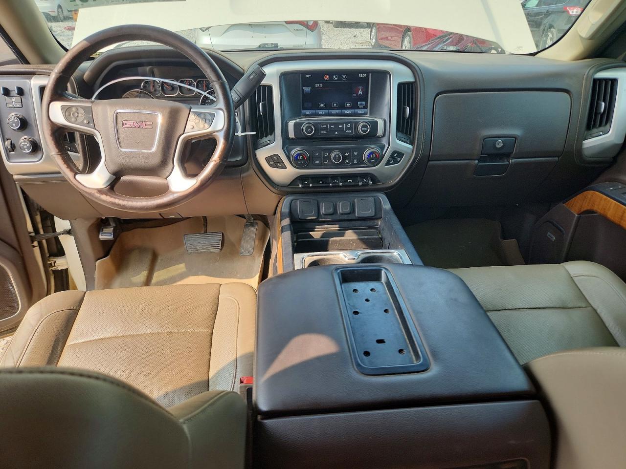 2014 Gmc Sierra K1500 Slt White vin: 3GTU2VEC4EG239856