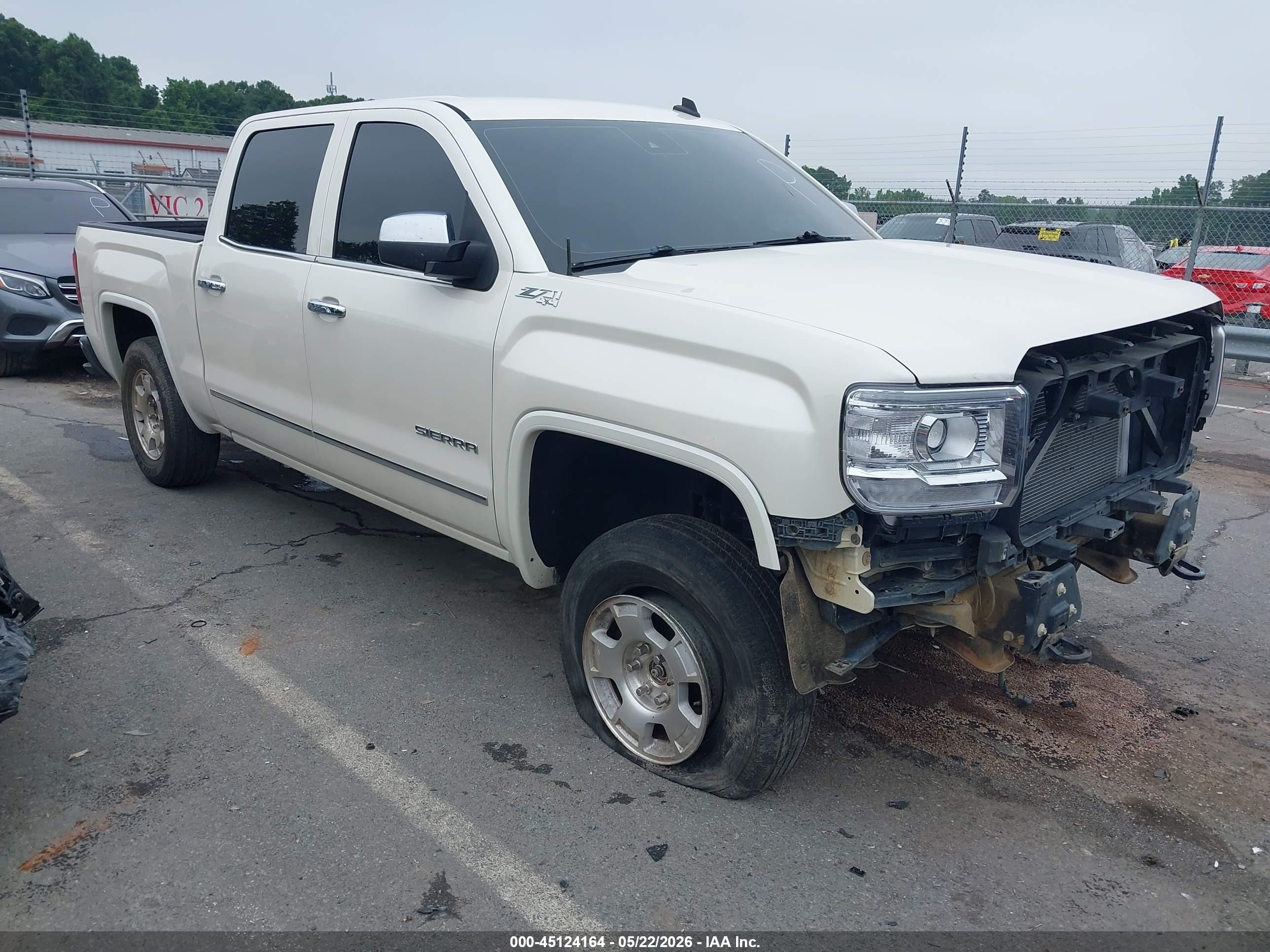 2014 Gmc Sierra 1500 Slt Cream vin: 3GTU2VEC4EG299555