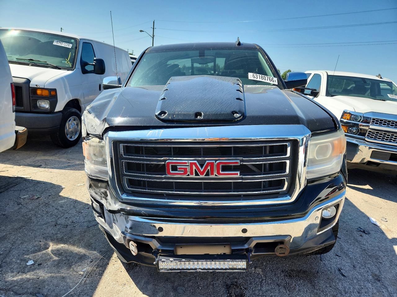 2015 Gmc Sierra K1500 Slt Black vin: 3GTU2VEC4FG102532