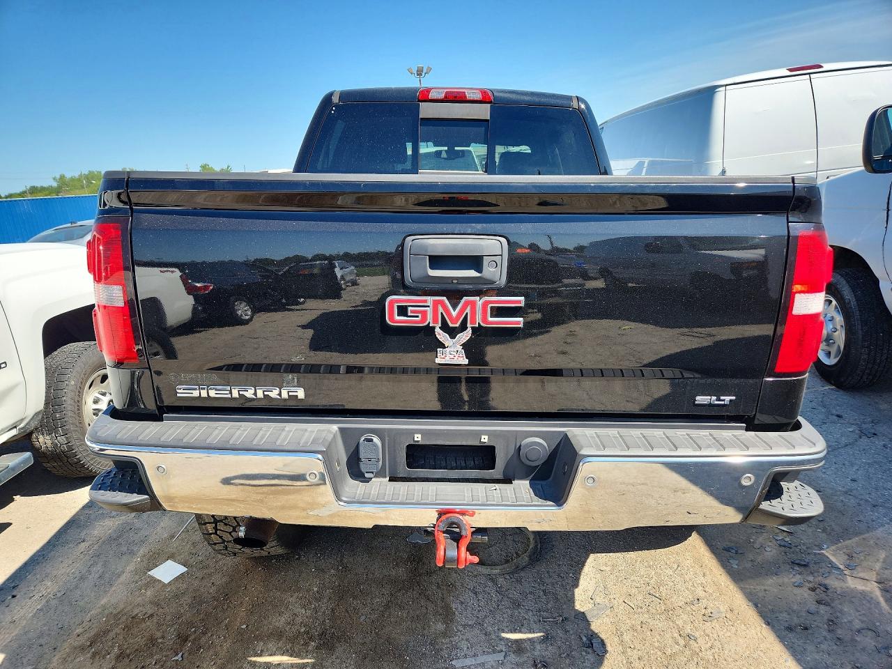 2015 Gmc Sierra K1500 Slt Black vin: 3GTU2VEC4FG102532