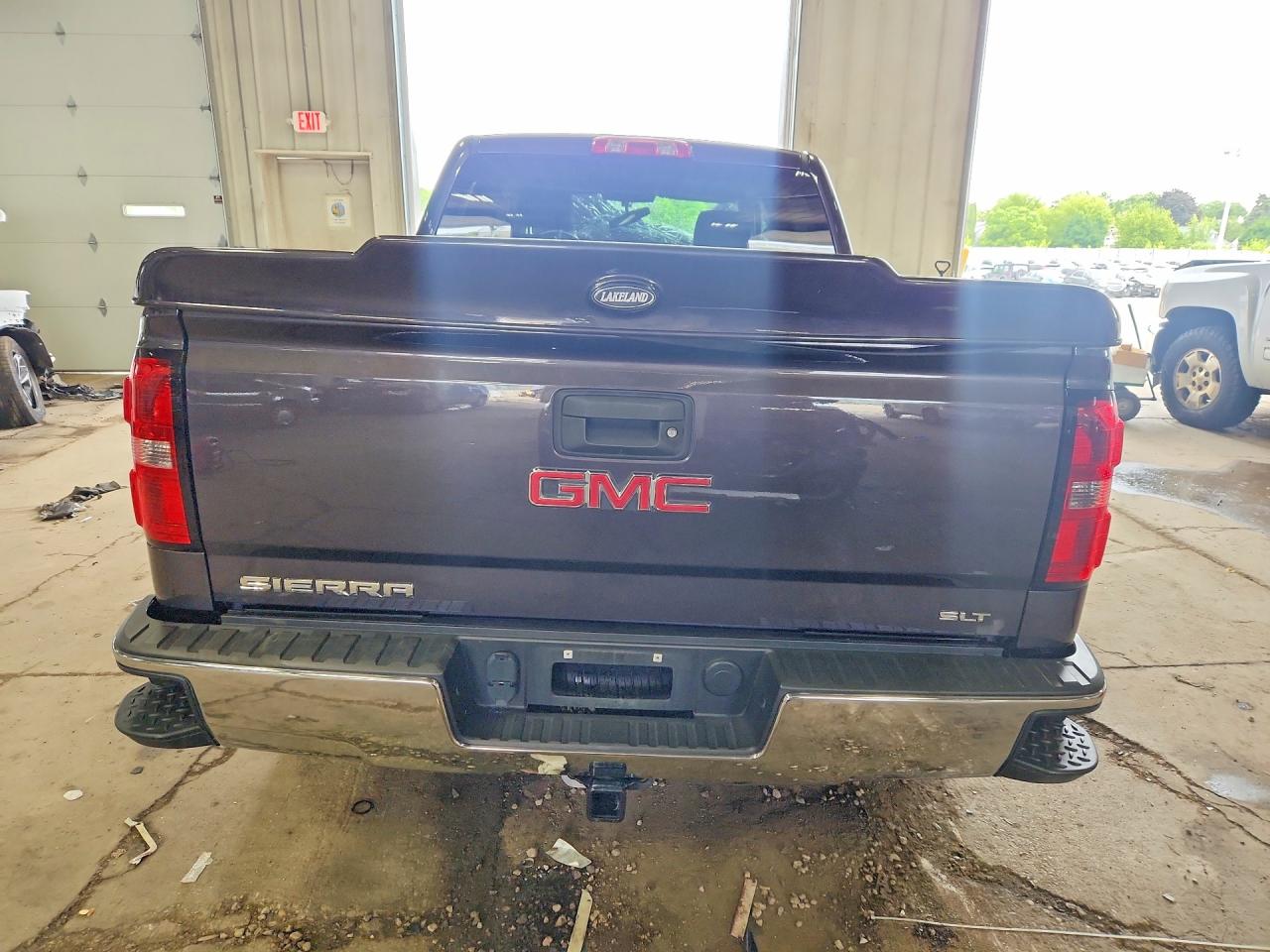 2015 Gmc Sierra K1500 Slt Charcoal vin: 3GTU2VEC4FG105768