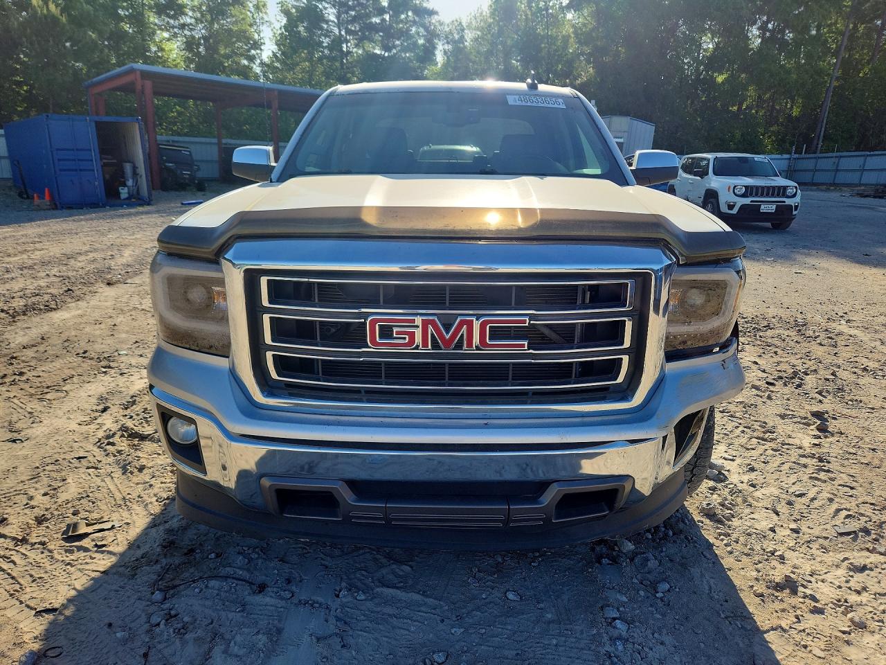 2015 Gmc Sierra K1500 Slt Silver vin: 3GTU2VEC4FG150385