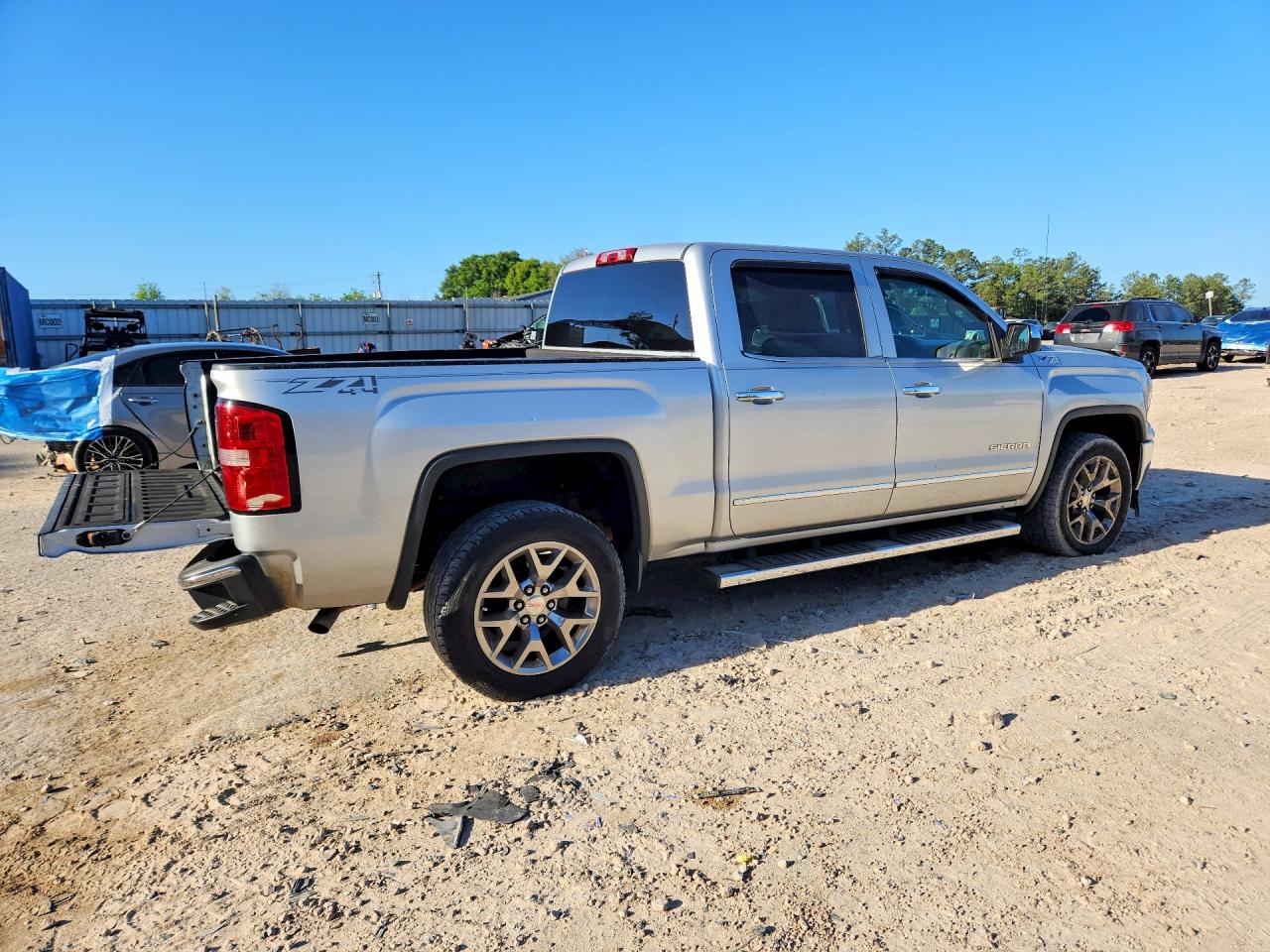 2015 Gmc Sierra K1500 Slt Silver vin: 3GTU2VEC4FG150385