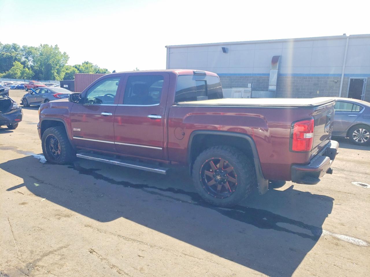 2015 Gmc Sierra K1500 Slt Бордовый vin: 3GTU2VEC4FG193902