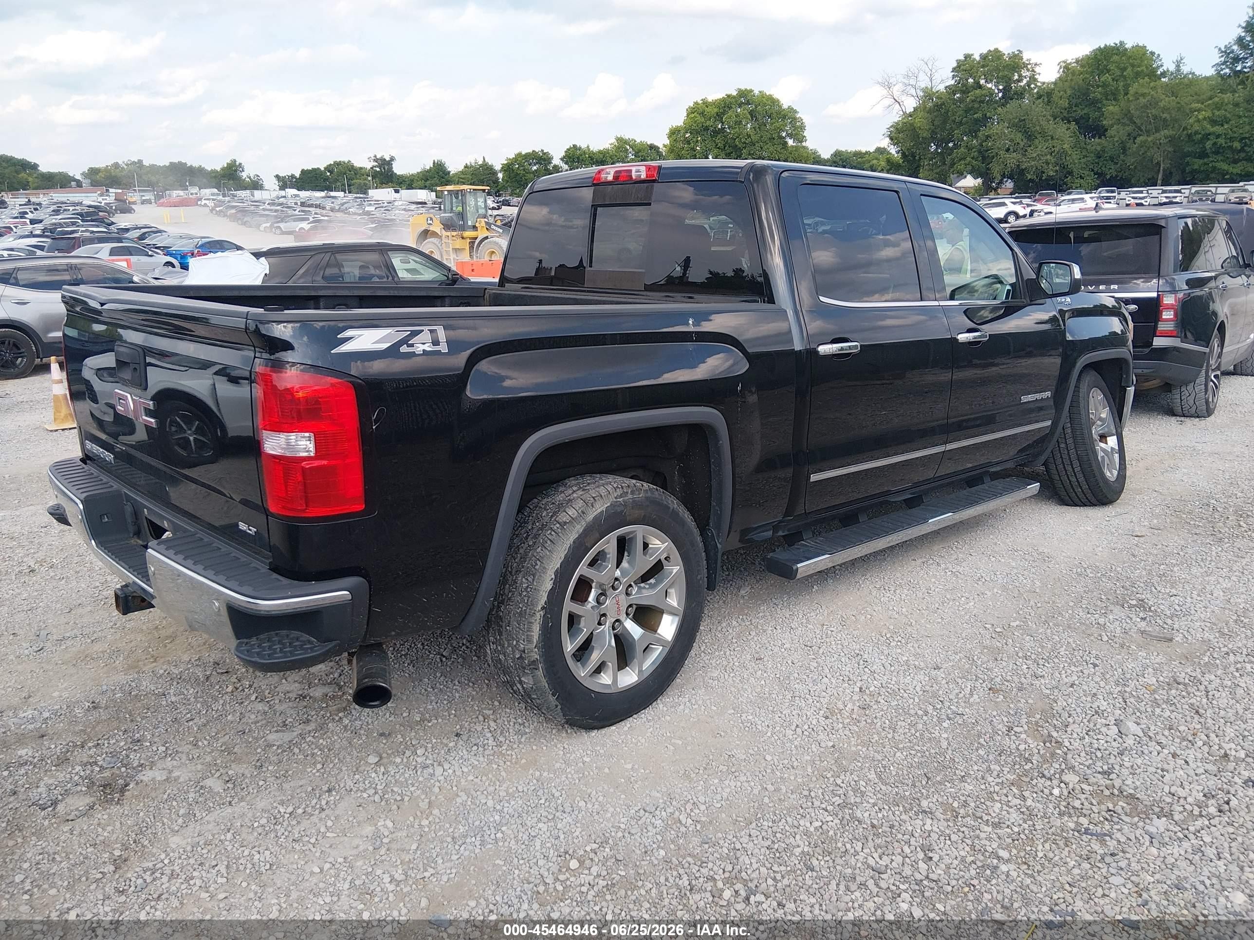 2015 Gmc Sierra 1500 Slt Black vin: 3GTU2VEC4FG259994
