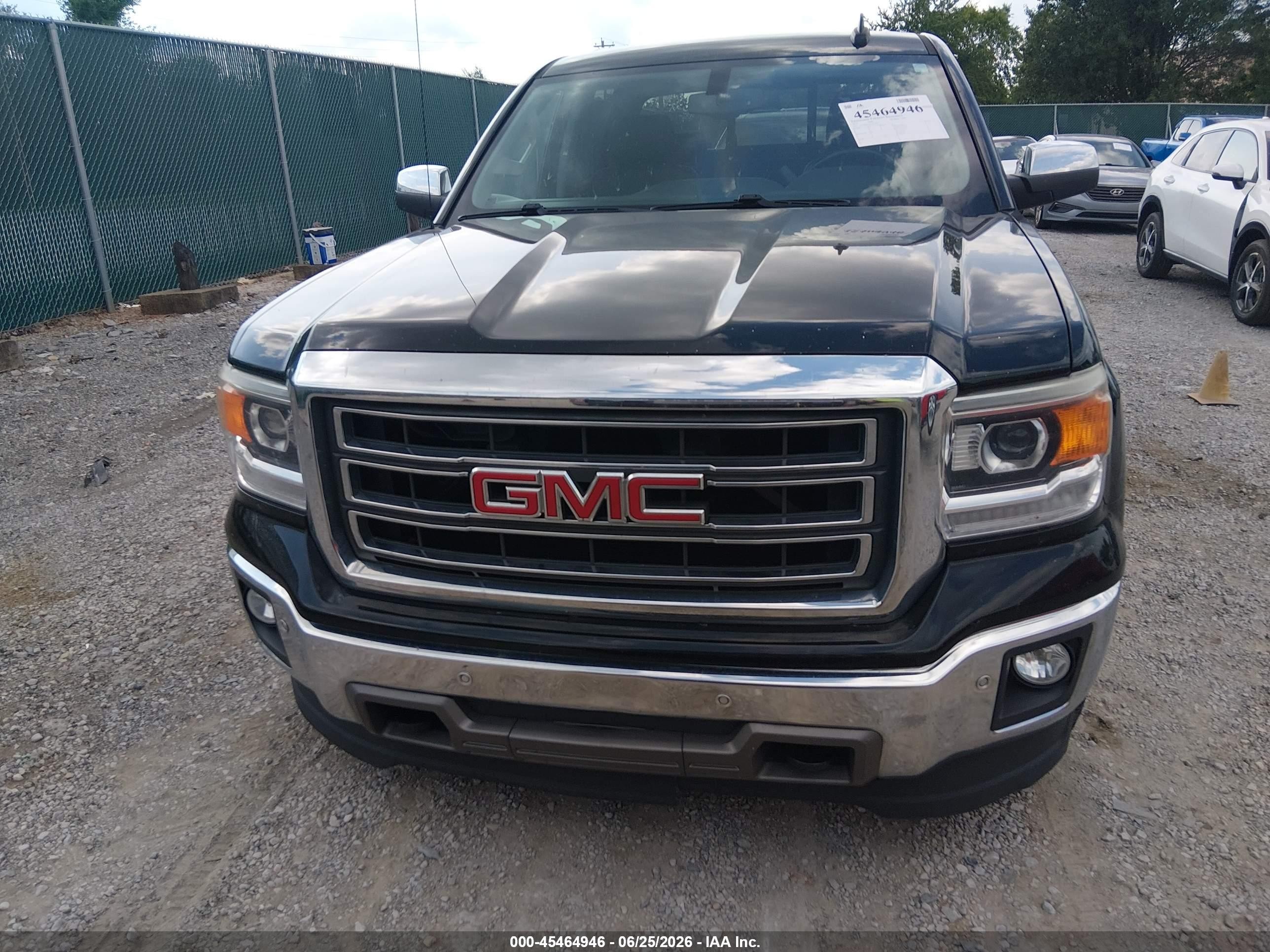 2015 Gmc Sierra 1500 Slt Black vin: 3GTU2VEC4FG259994