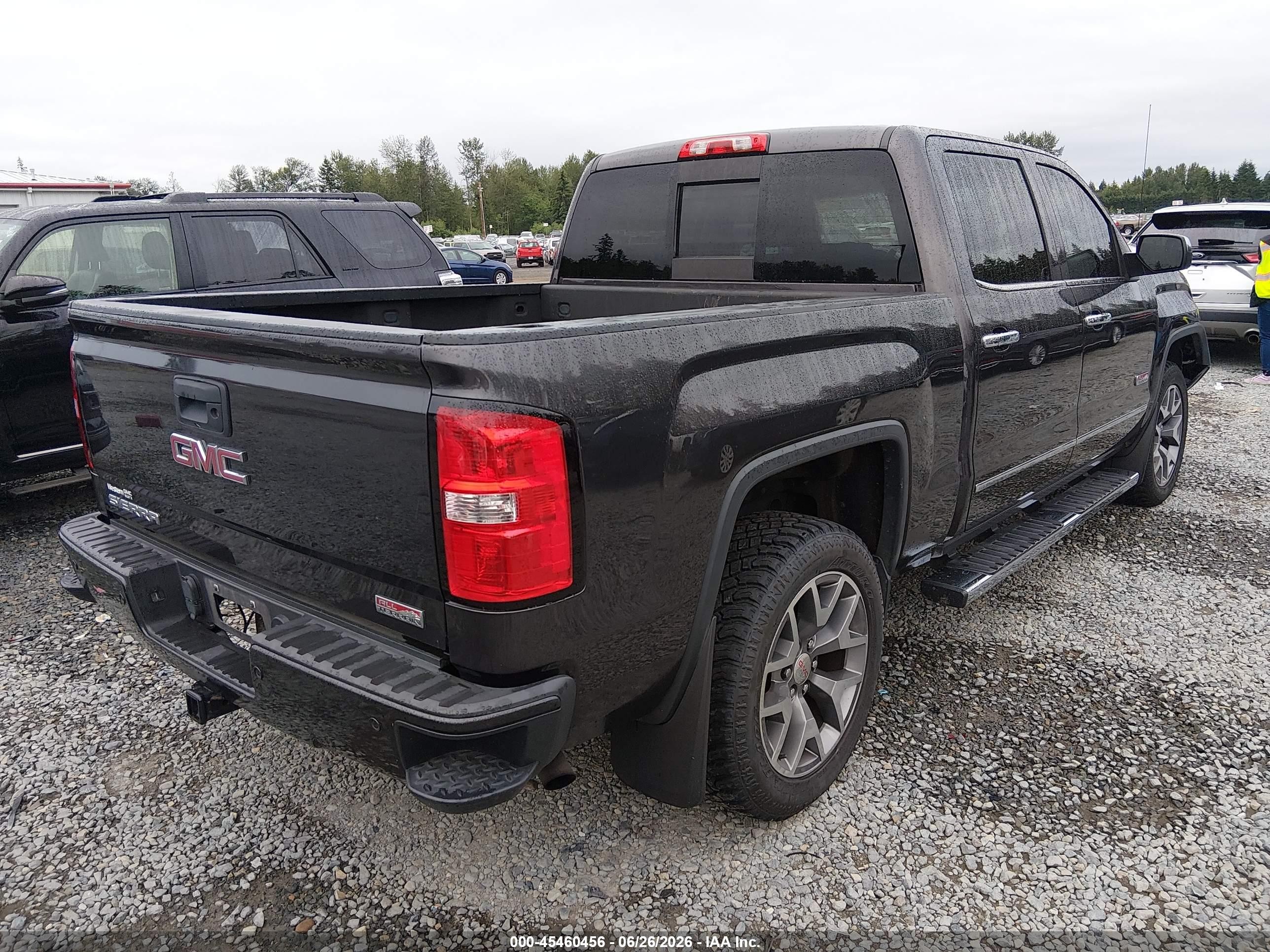 2015 Gmc Sierra 1500 Slt Gray vin: 3GTU2VEC4FG287035