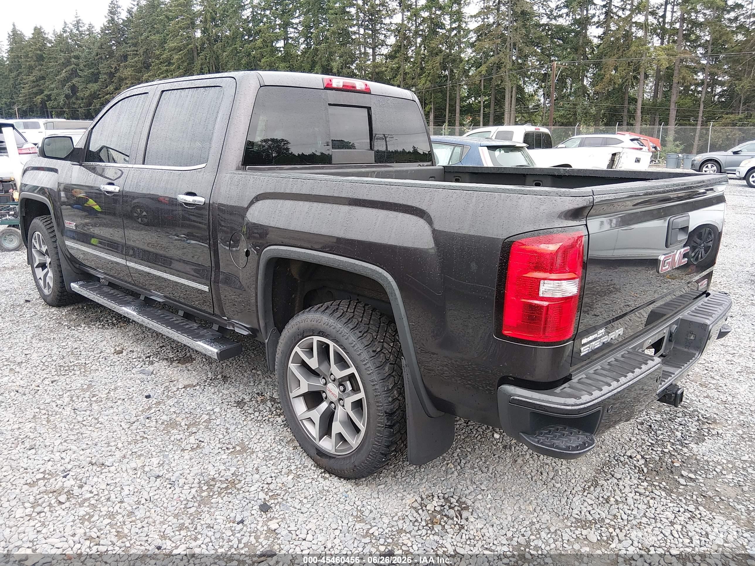 2015 Gmc Sierra 1500 Slt Gray vin: 3GTU2VEC4FG287035