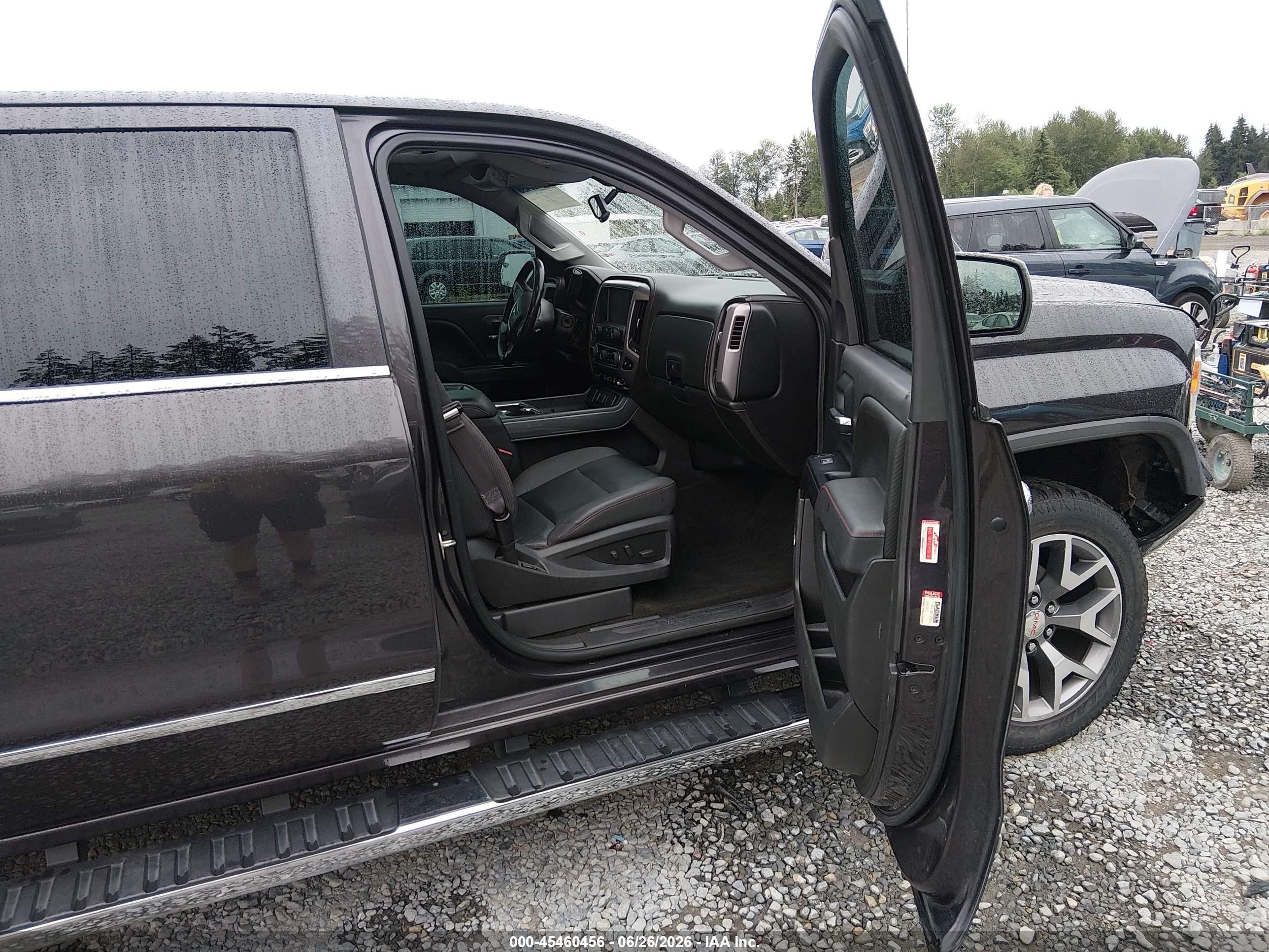 2015 Gmc Sierra 1500 Slt Gray vin: 3GTU2VEC4FG287035