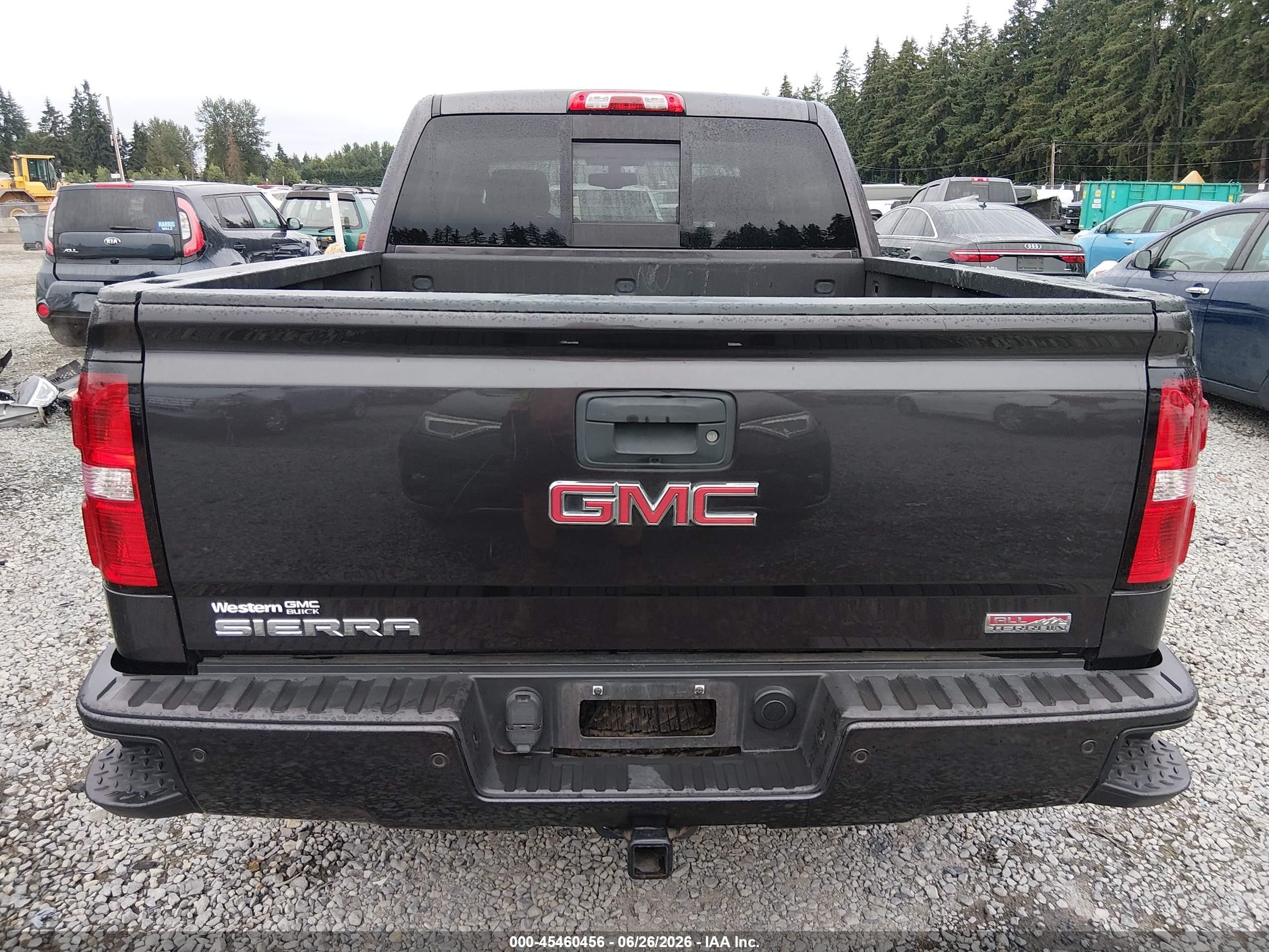 2015 Gmc Sierra 1500 Slt Gray vin: 3GTU2VEC4FG287035
