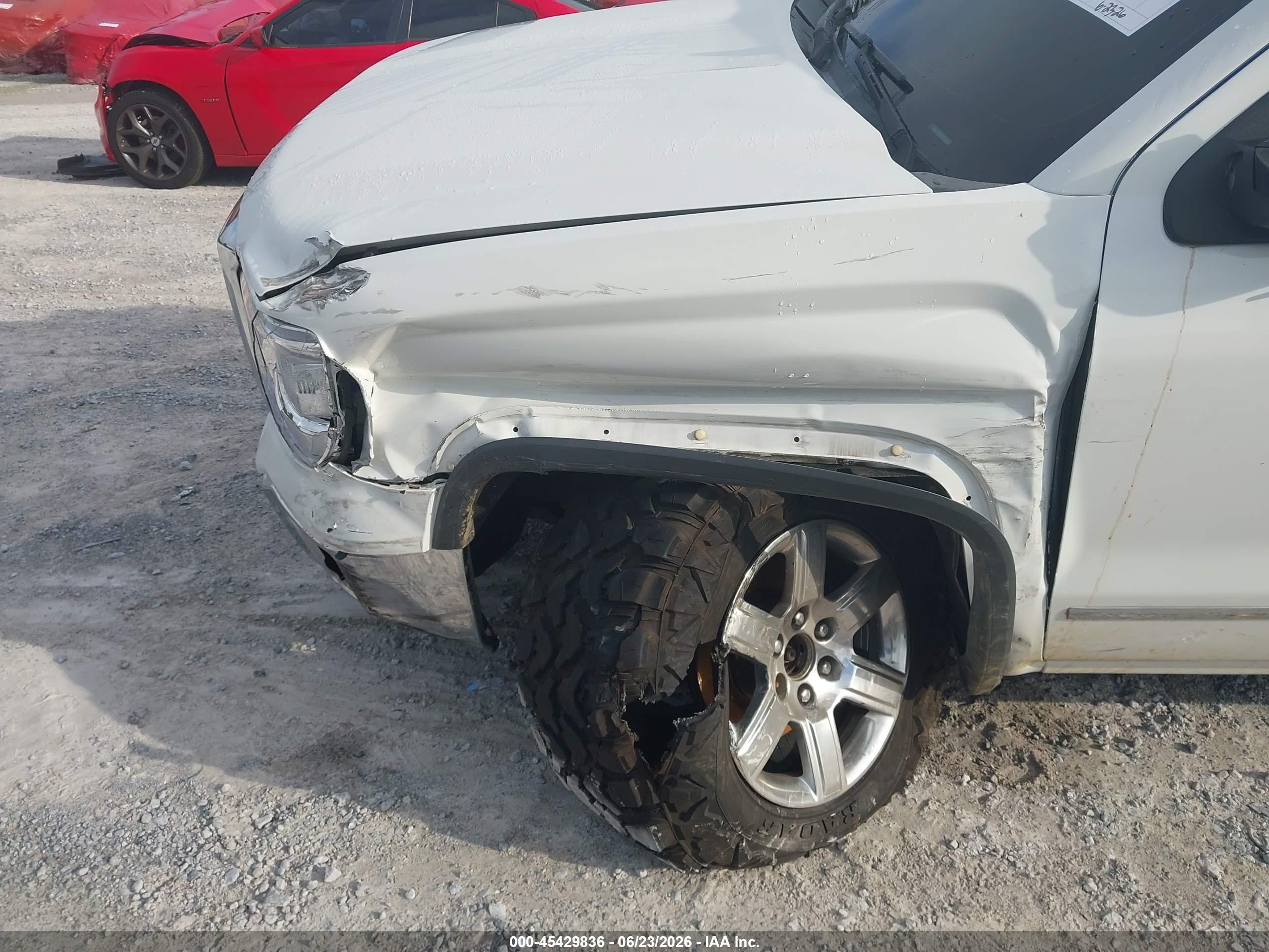 2015 Gmc Sierra 1500 Slt White vin: 3GTU2VEC4FG346388