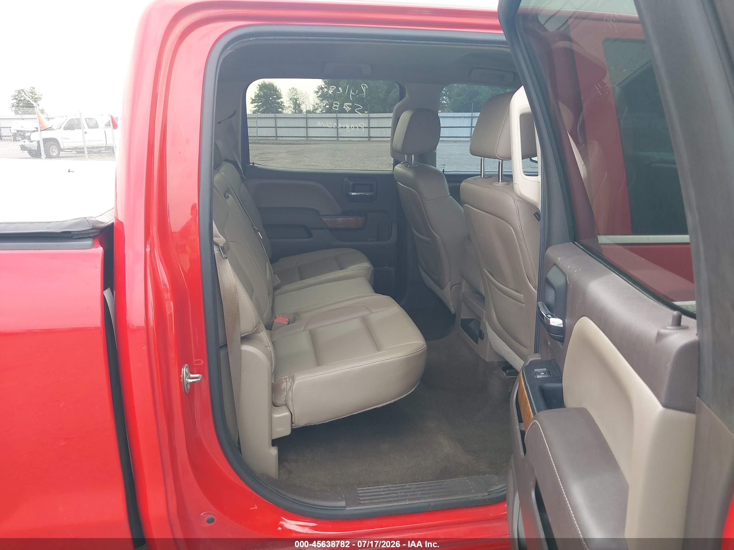 2015 Gmc Sierra 1500 Slt Red vin: 3GTU2VEC4FG450086