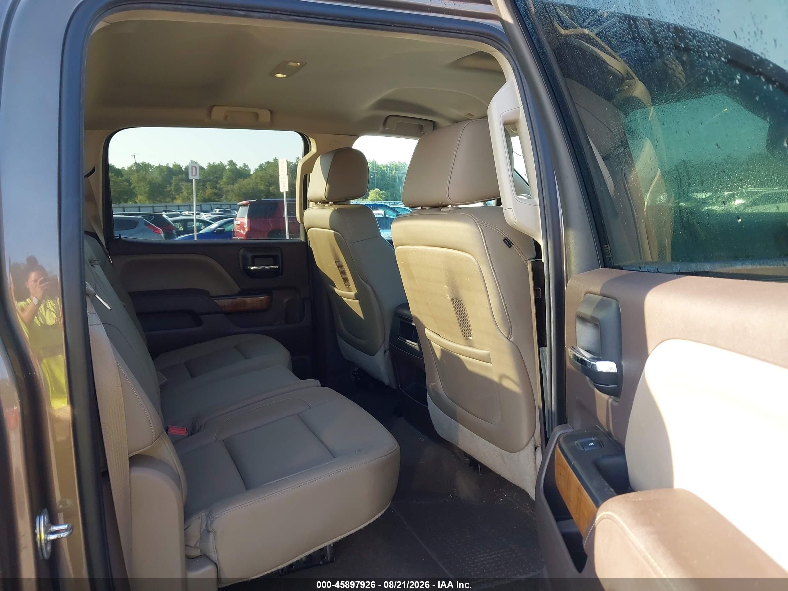 2015 Gmc Sierra 1500 Slt Brown vin: 3GTU2VEC4FG460987