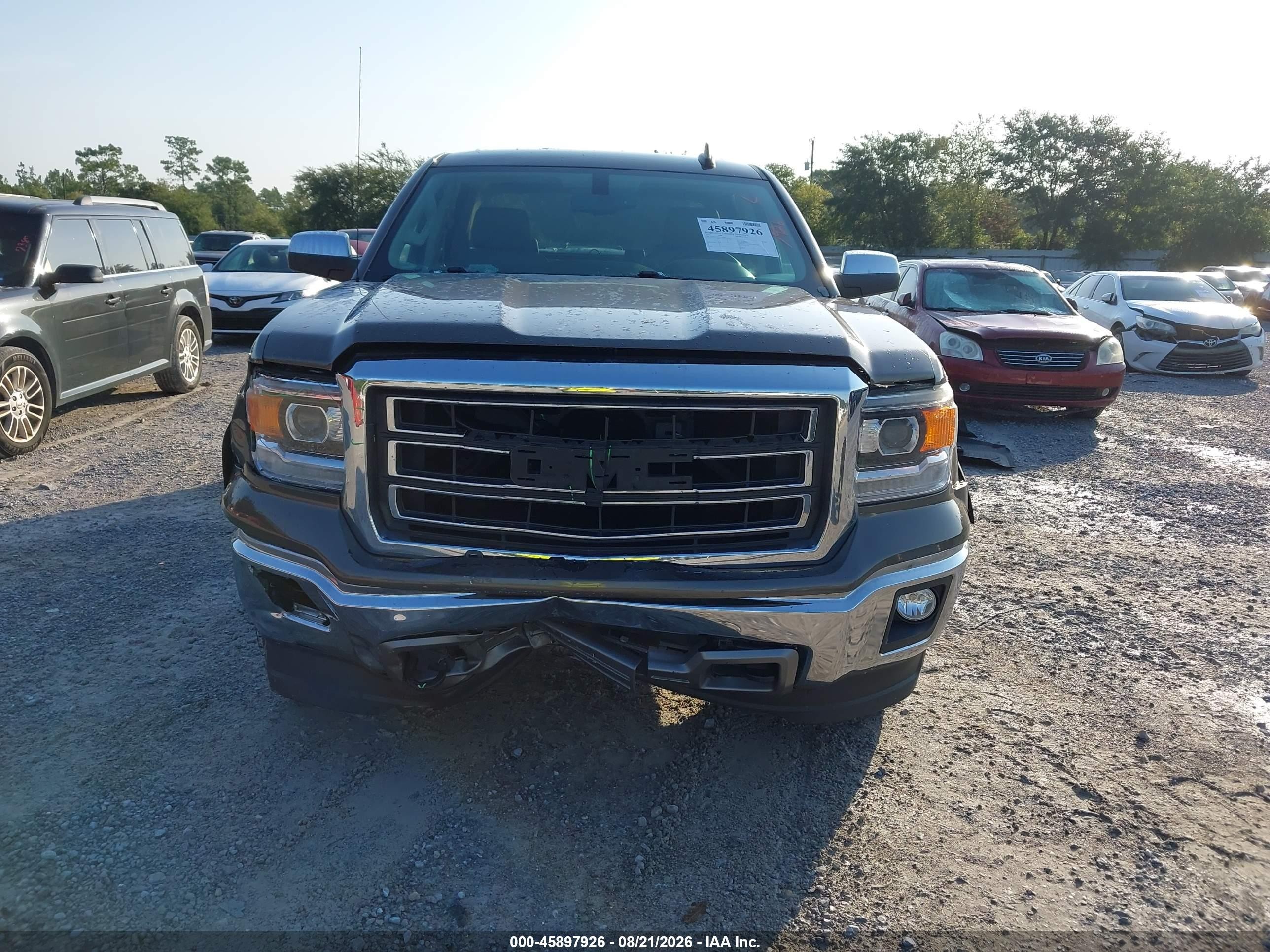 2015 Gmc Sierra 1500 Slt Brown vin: 3GTU2VEC4FG460987
