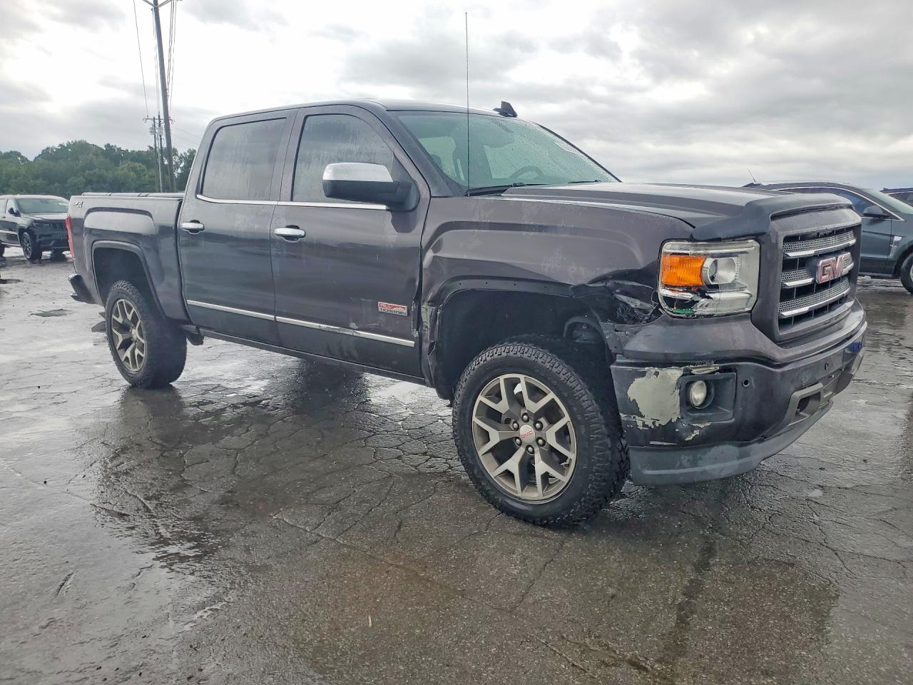 2015 Gmc Sierra Gray vin: 3GTU2VEC4FG470418