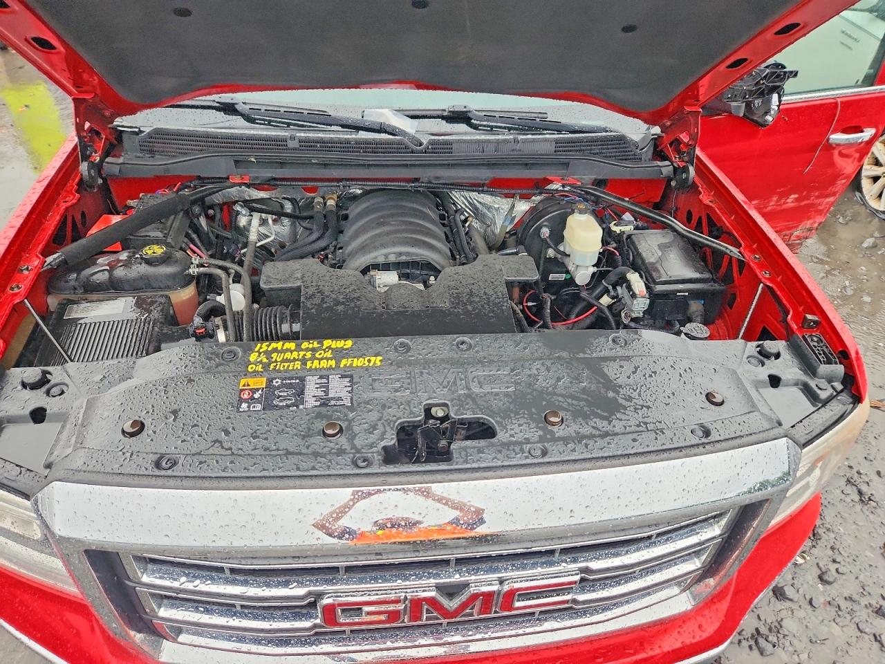 2014 Gmc Sierra K1500 Slt Red vin: 3GTU2VEC5EG132959