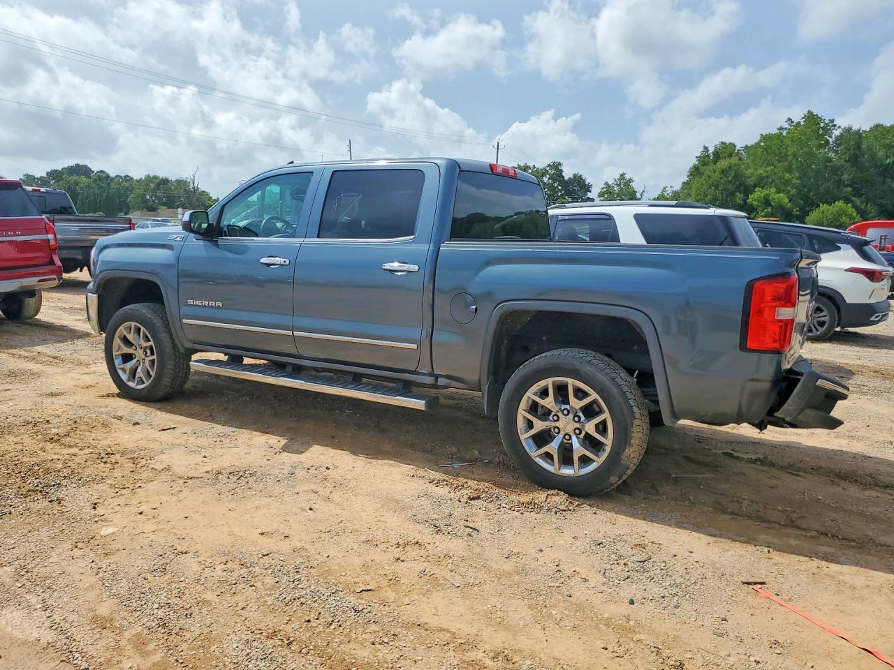 2014 Gmc Sierra K1500 Slt Green vin: 3GTU2VEC5EG160275