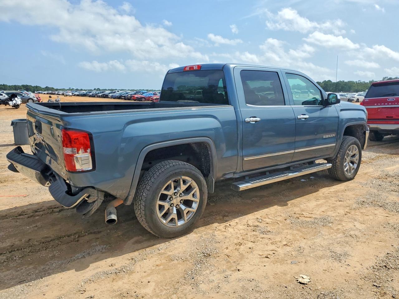2014 Gmc Sierra K1500 Slt Green vin: 3GTU2VEC5EG160275