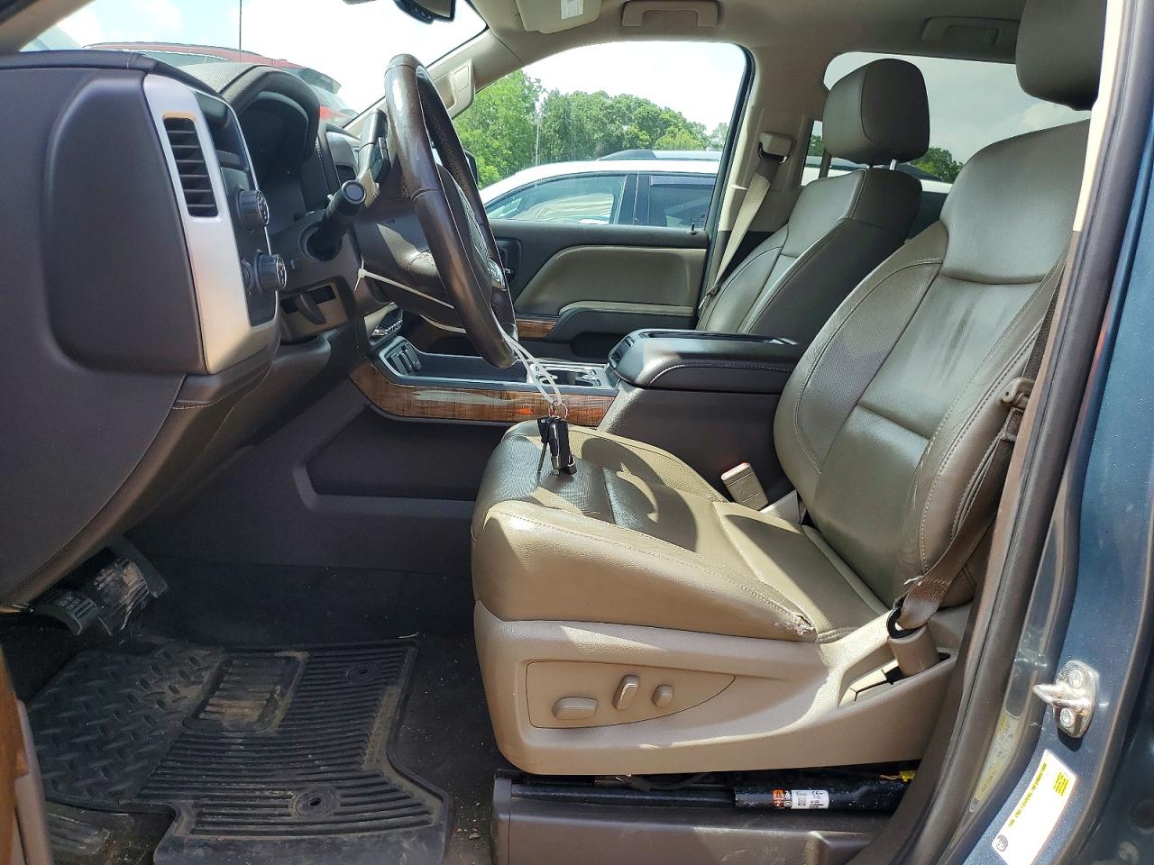 2014 Gmc Sierra K1500 Slt Green vin: 3GTU2VEC5EG160275