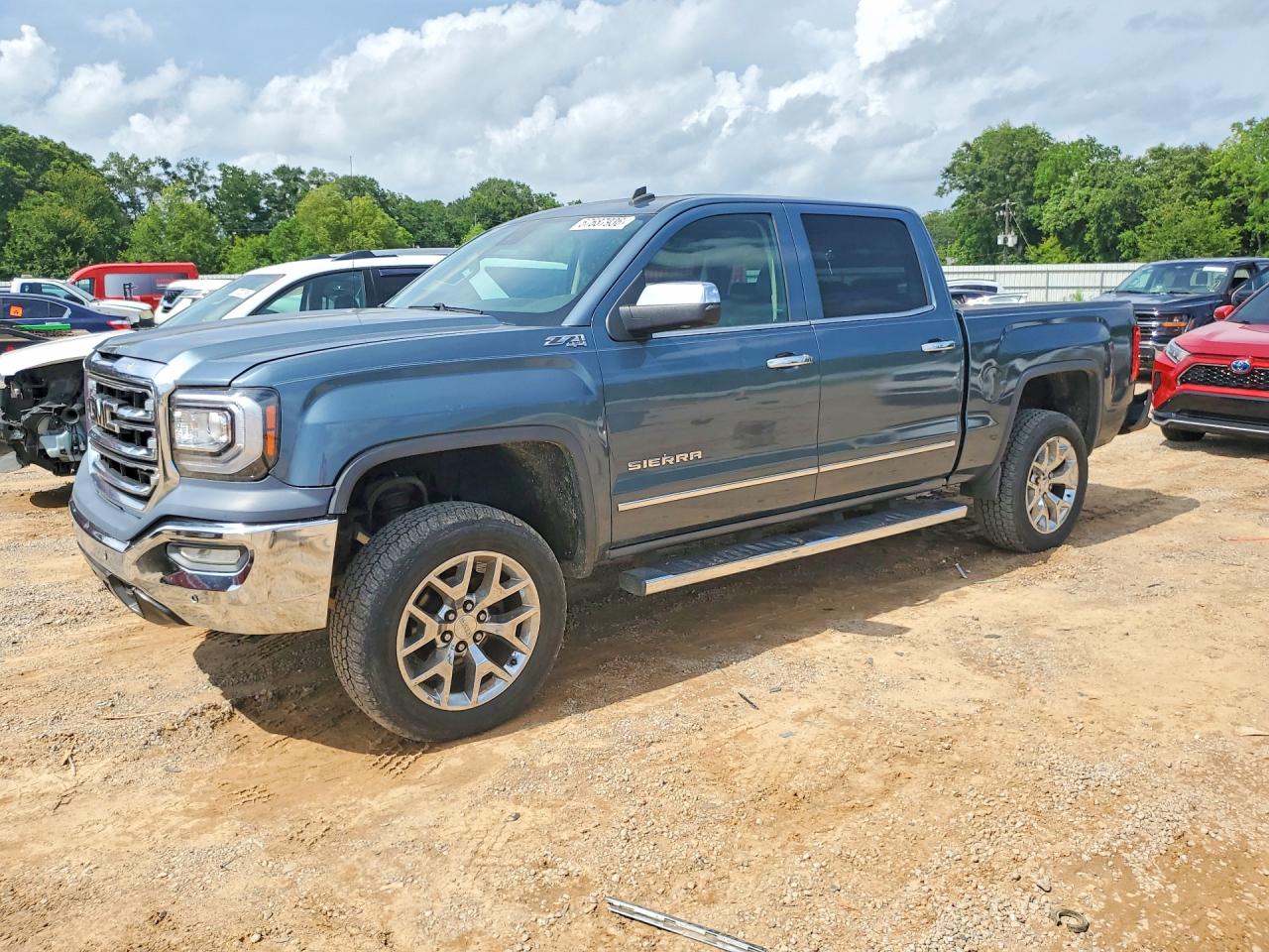 2014 Gmc Sierra K1500 Slt Green vin: 3GTU2VEC5EG160275