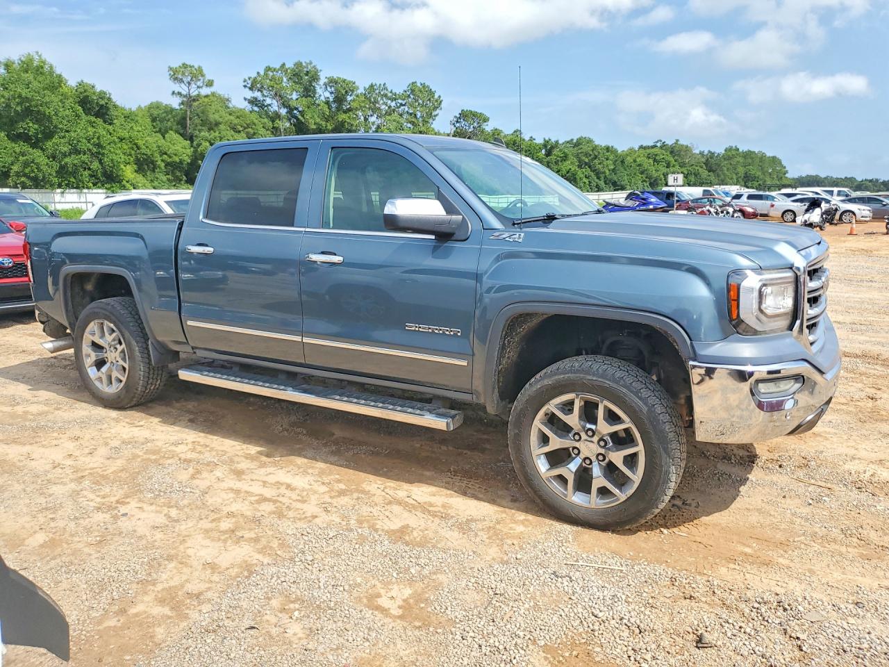 2014 Gmc Sierra K1500 Slt Green vin: 3GTU2VEC5EG160275