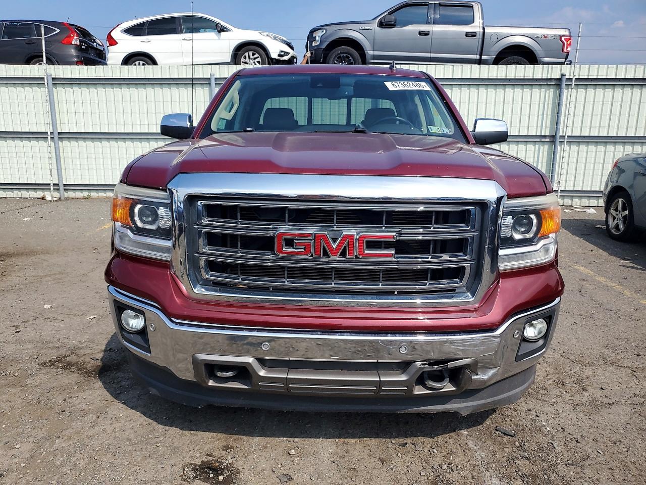 2014 Gmc Sierra K1500 Slt Maroon vin: 3GTU2VEC5EG191171