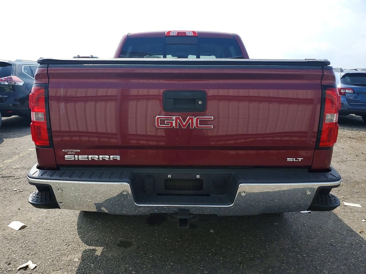 2014 Gmc Sierra K1500 Slt Maroon vin: 3GTU2VEC5EG191171