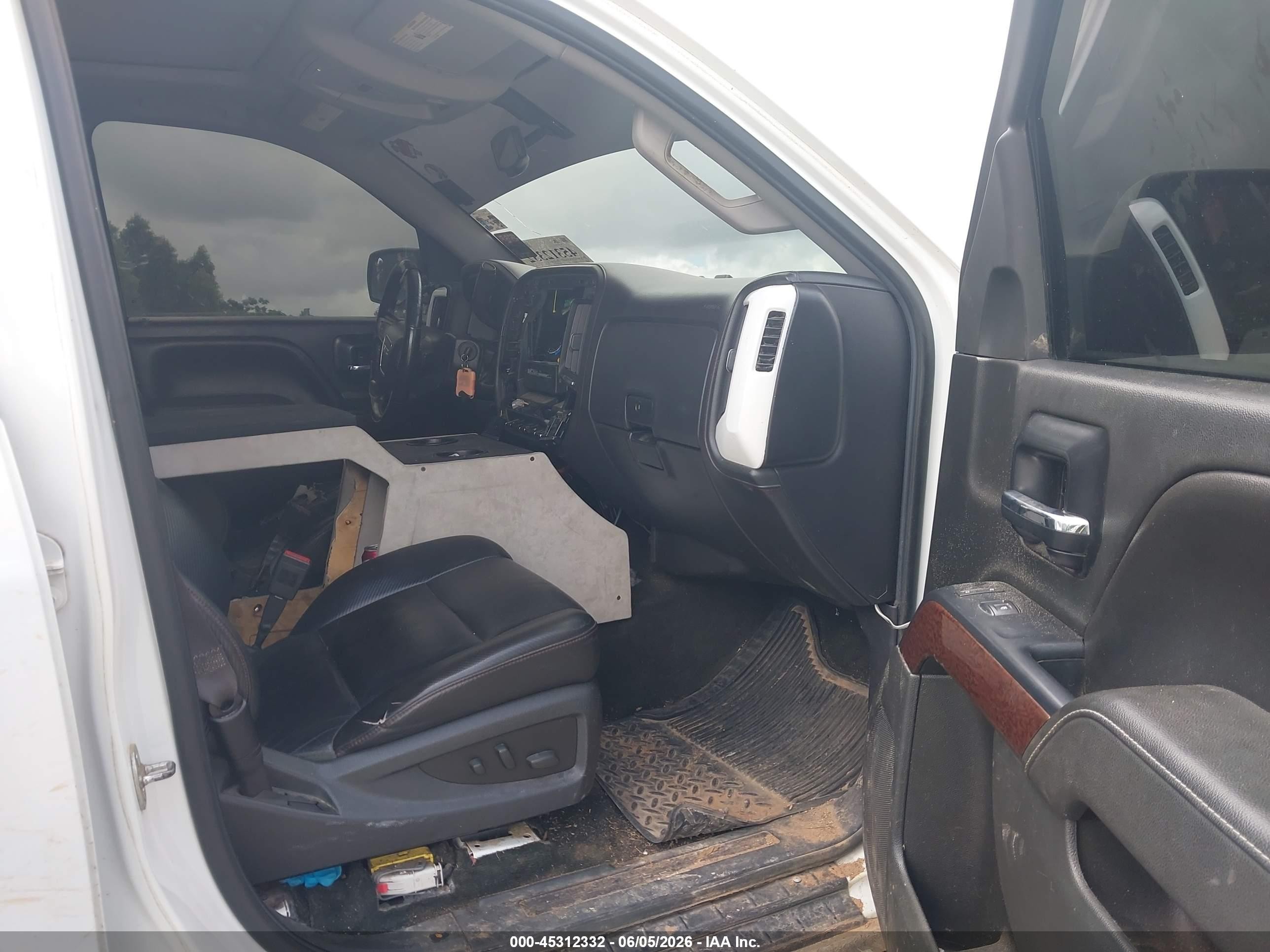 2014 Gmc Sierra 1500 Slt Белый vin: 3GTU2VEC5EG311910