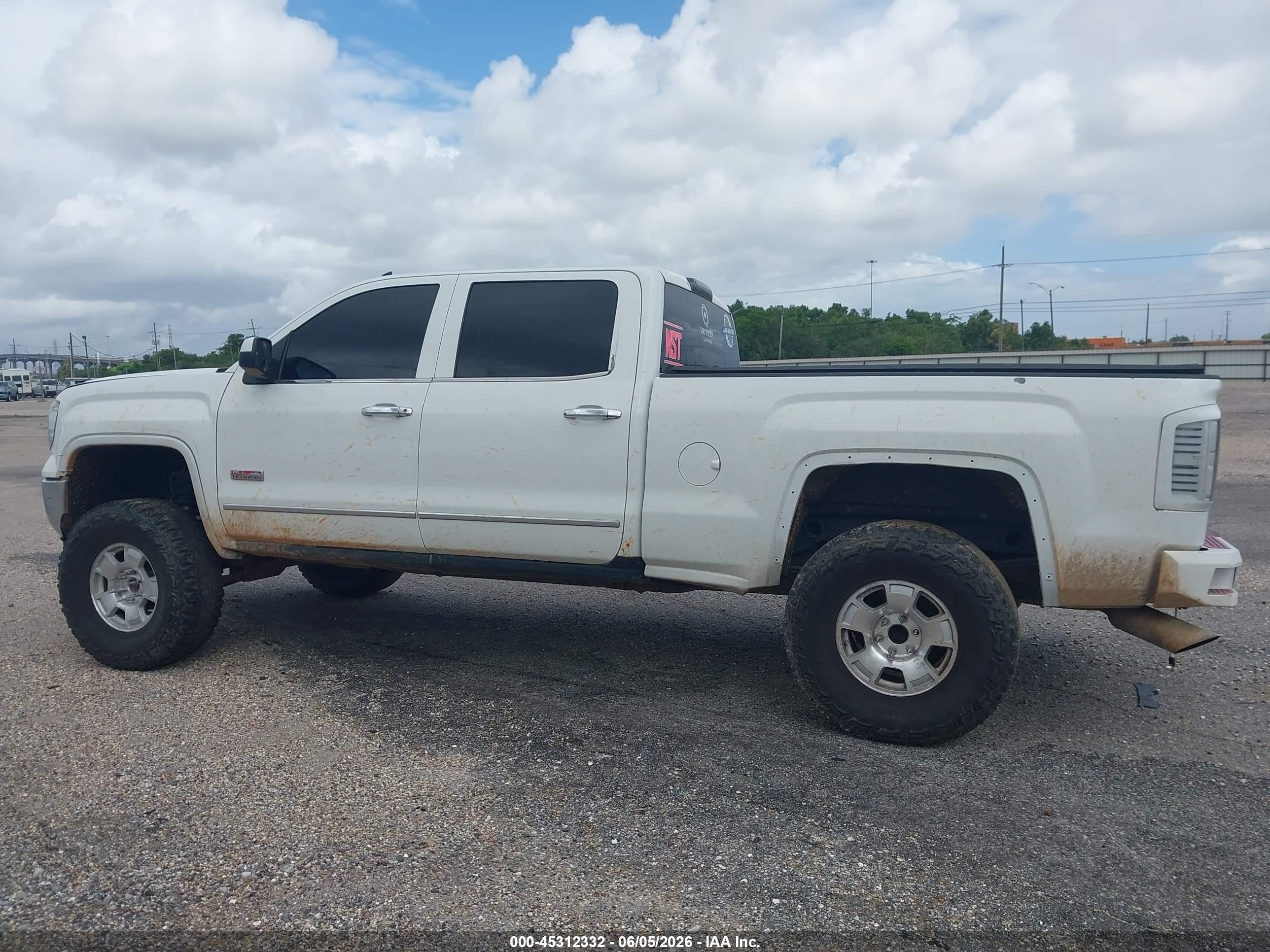 2014 Gmc Sierra 1500 Slt Белый vin: 3GTU2VEC5EG311910
