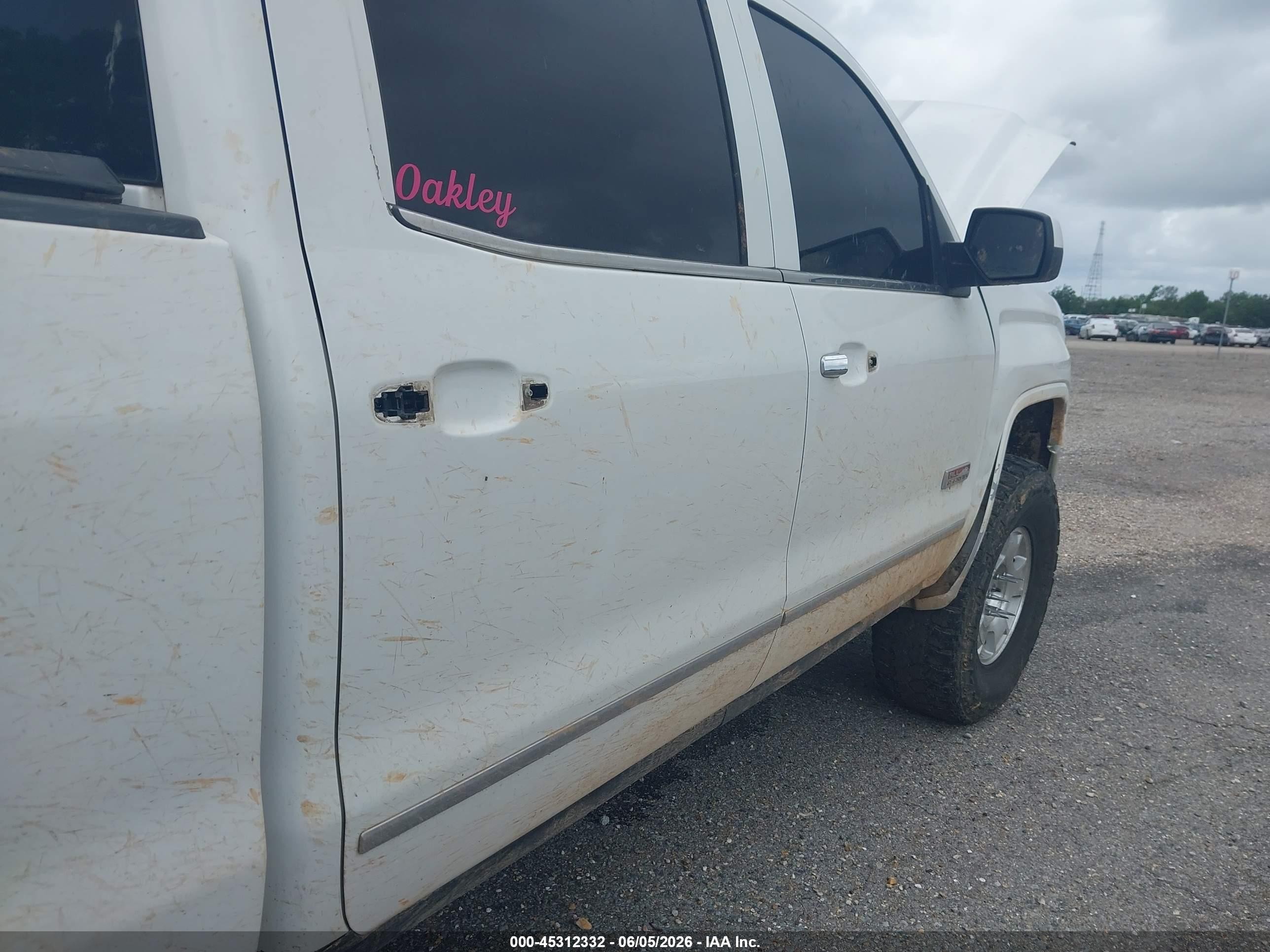 2014 Gmc Sierra 1500 Slt Белый vin: 3GTU2VEC5EG311910