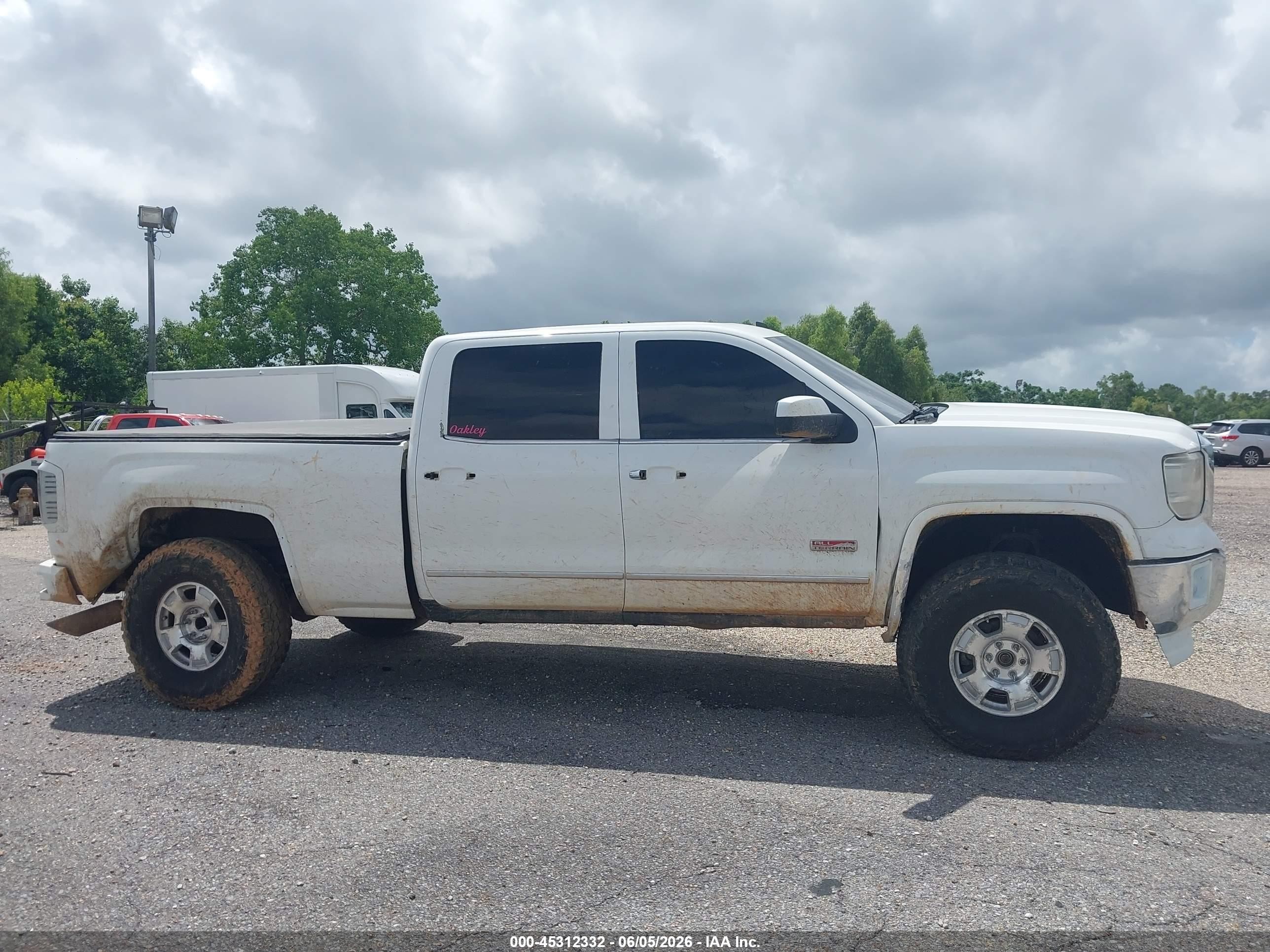 2014 Gmc Sierra 1500 Slt Белый vin: 3GTU2VEC5EG311910