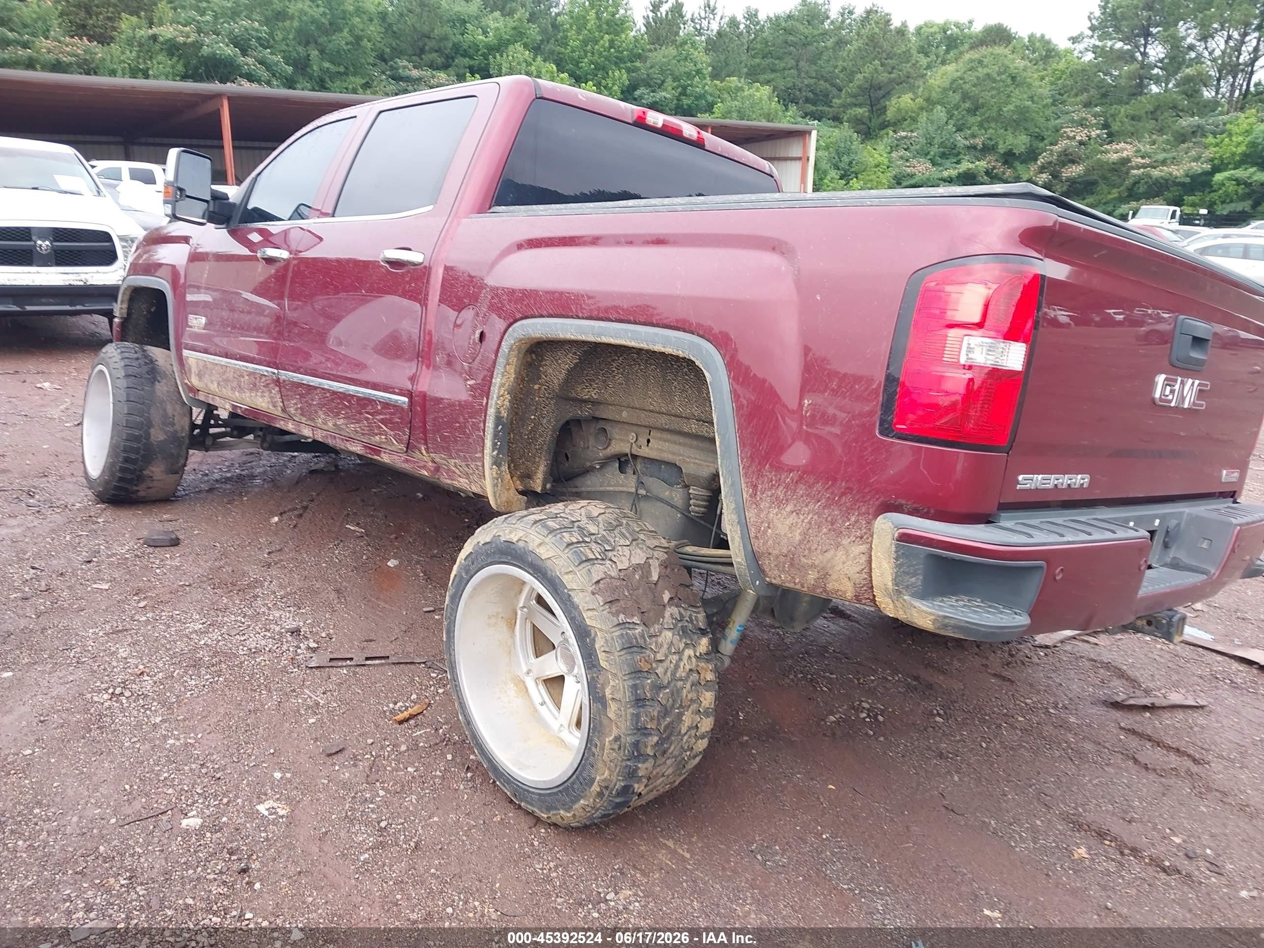 2014 Gmc Sierra 1500 Slt Темно-бордовый vin: 3GTU2VEC5EG451925