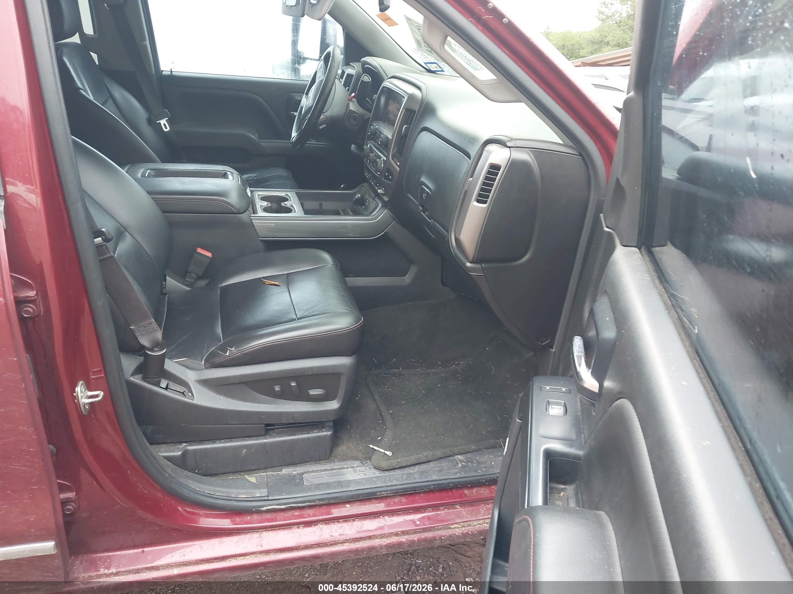2014 Gmc Sierra 1500 Slt Темно-бордовый vin: 3GTU2VEC5EG451925