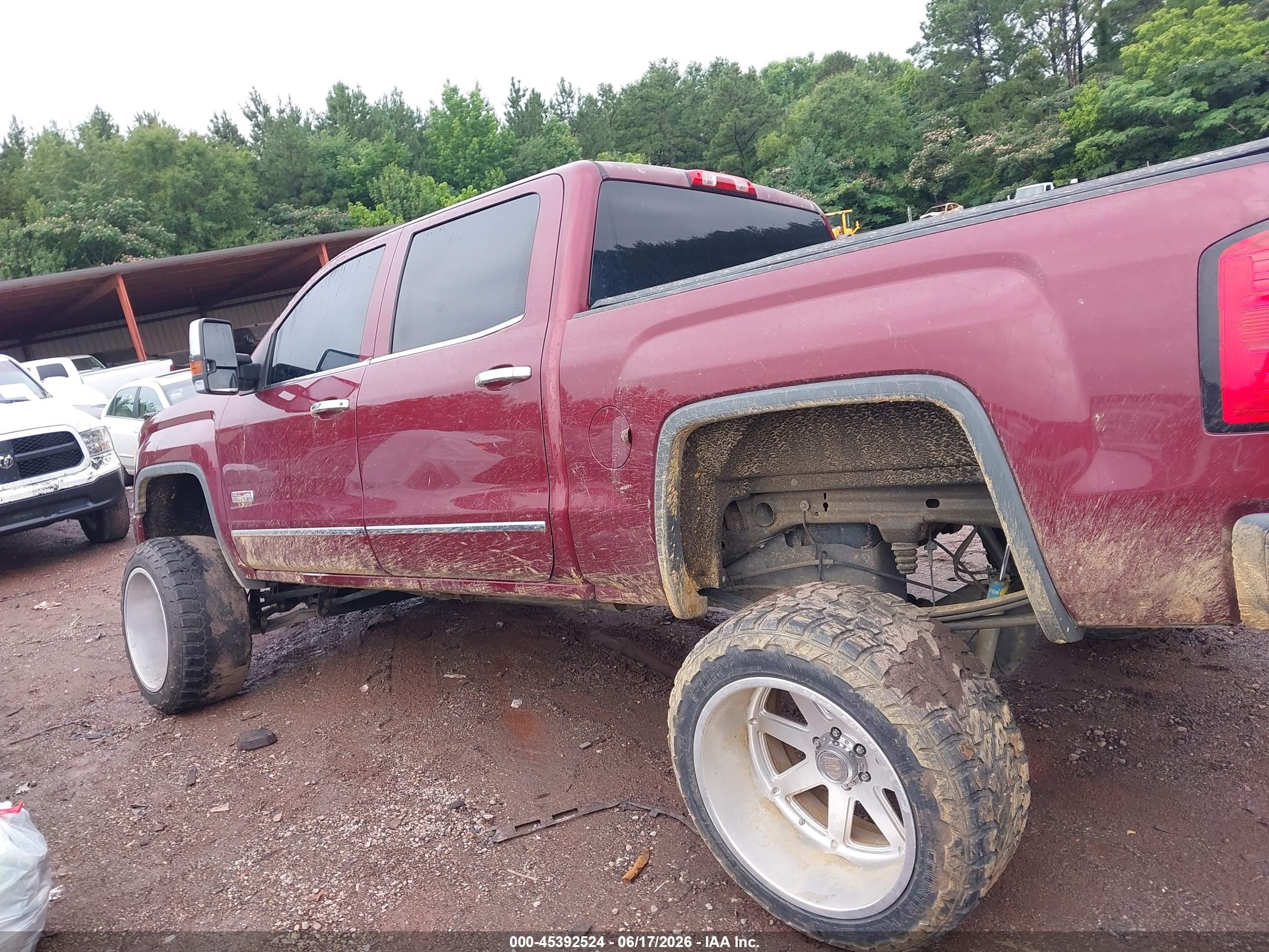 2014 Gmc Sierra 1500 Slt Темно-бордовый vin: 3GTU2VEC5EG451925