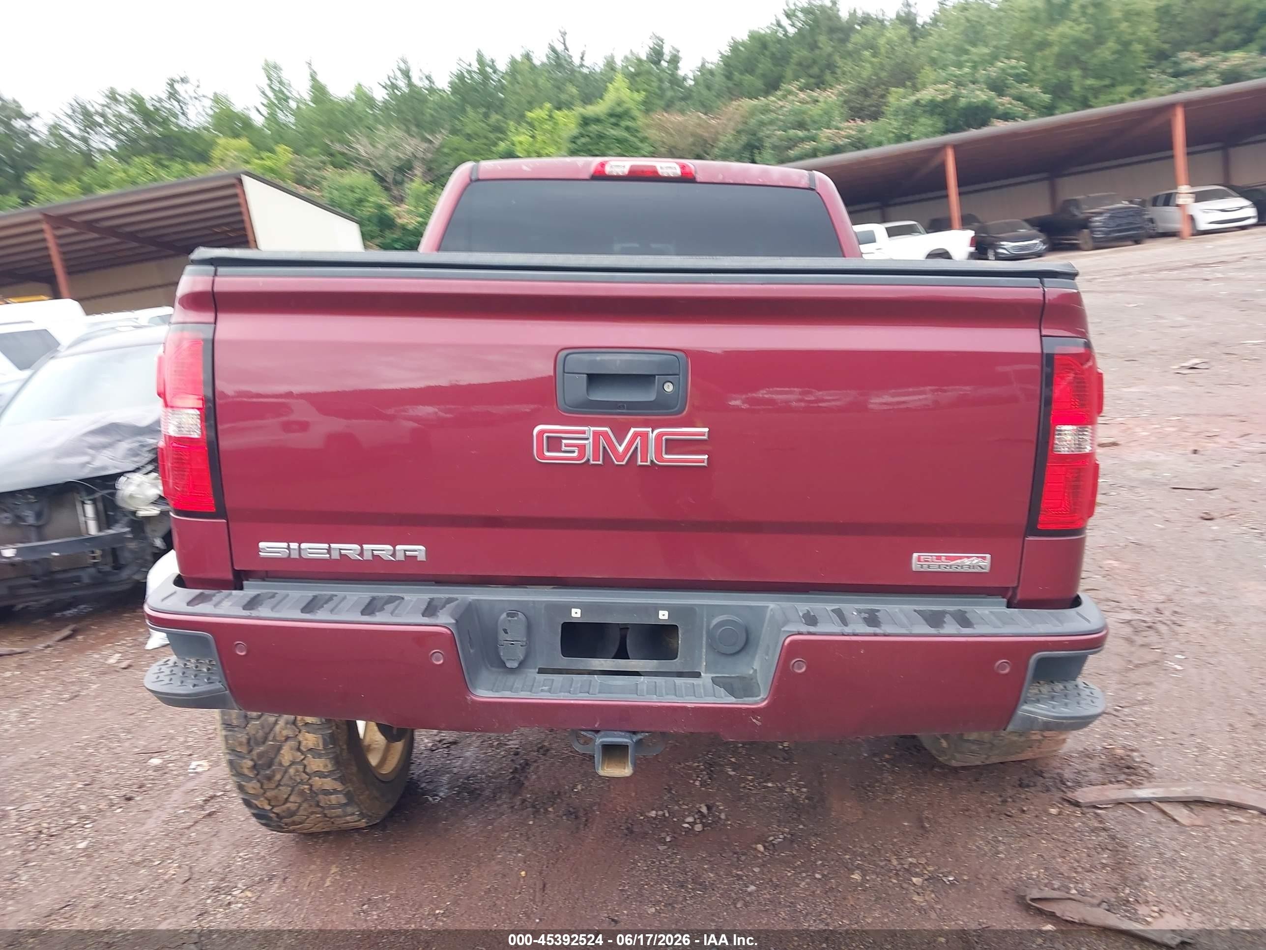 2014 Gmc Sierra 1500 Slt Темно-бордовый vin: 3GTU2VEC5EG451925