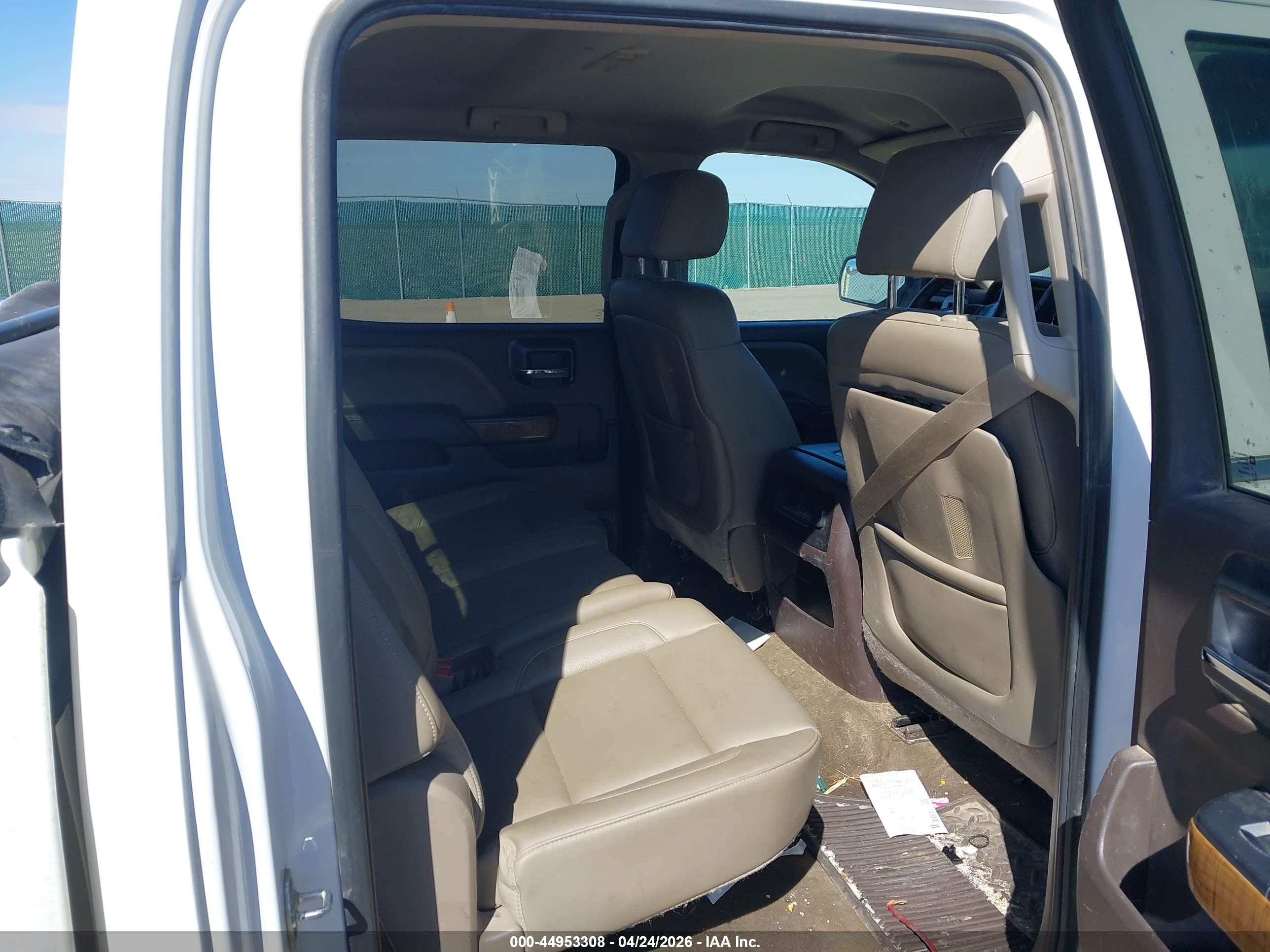 2015 Gmc Sierra 1500 Slt White vin: 3GTU2VEC5FG118626