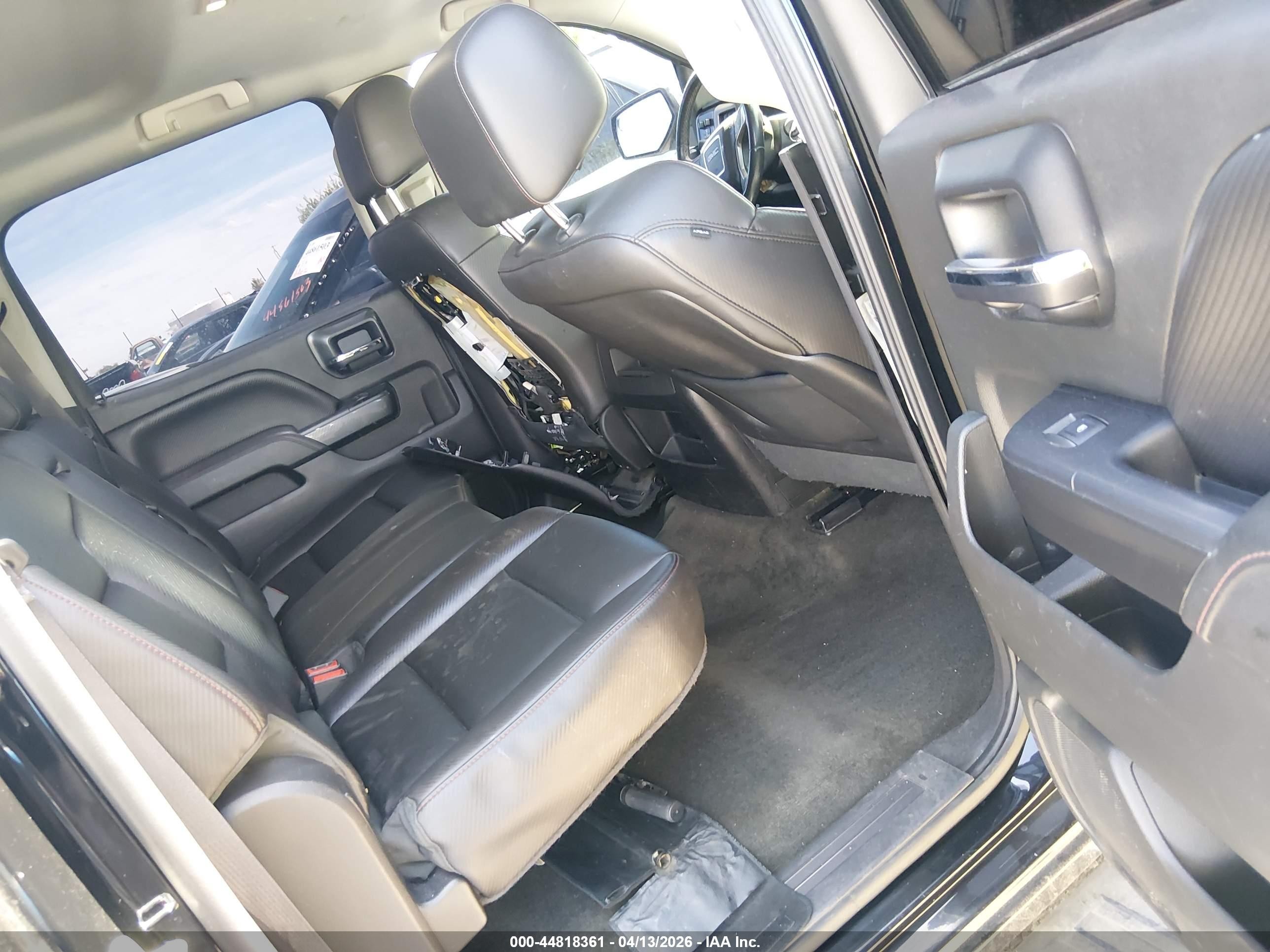 2015 Gmc Sierra 1500 Slt Black vin: 3GTU2VEC5FG145034