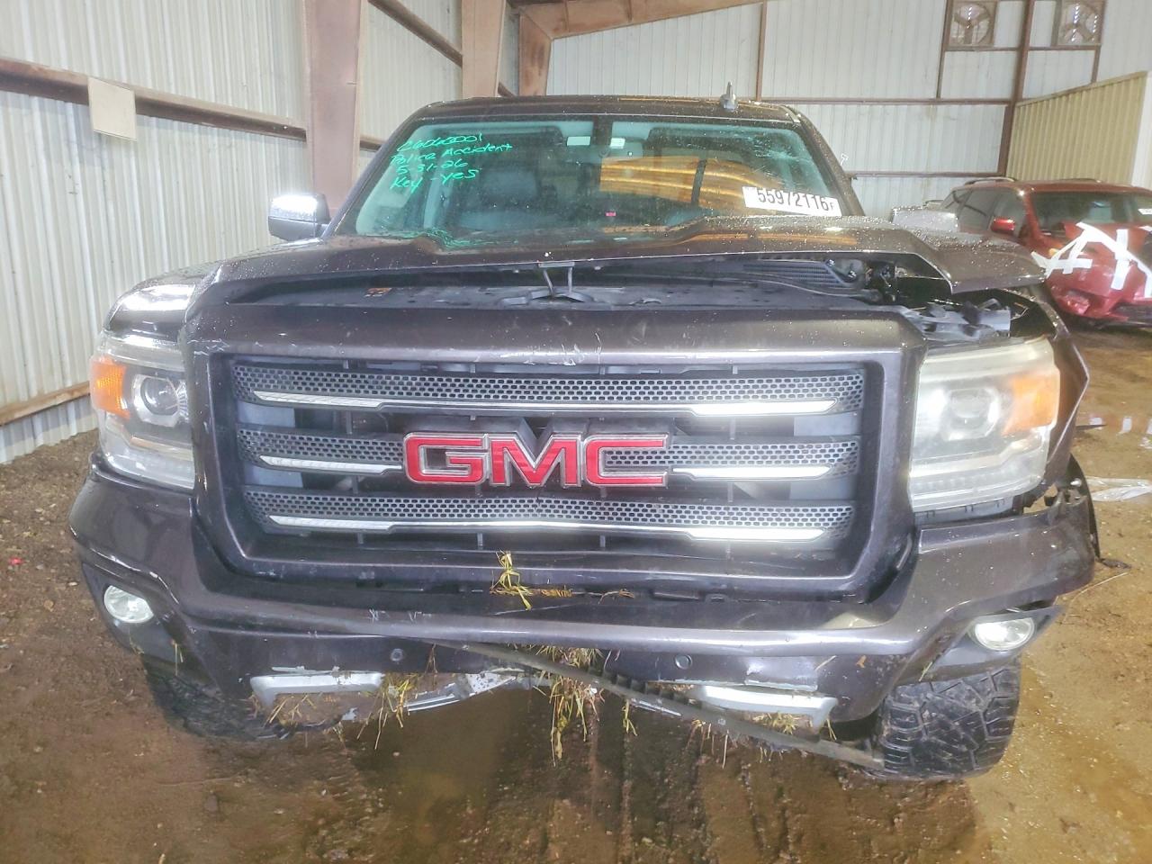 2015 Gmc Sierra K1500 Slt Black vin: 3GTU2VEC5FG251953