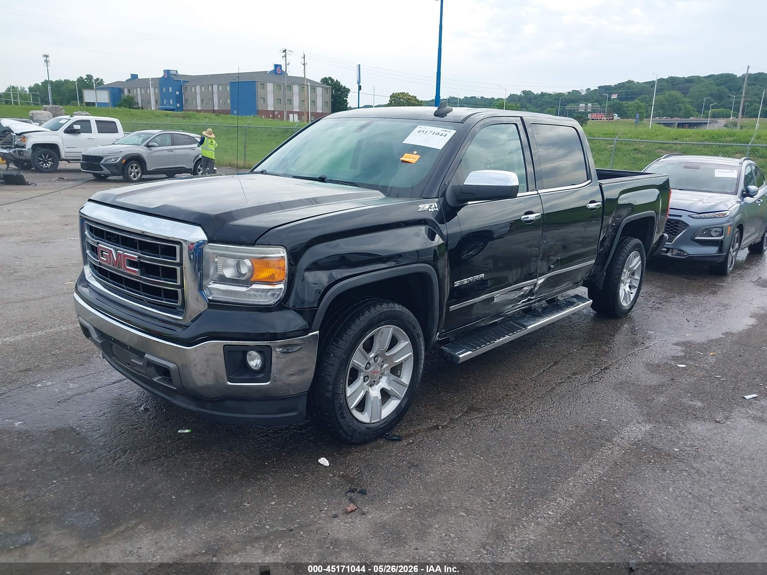 2015 Gmc Sierra 1500 Slt Черный vin: 3GTU2VEC5FG272883