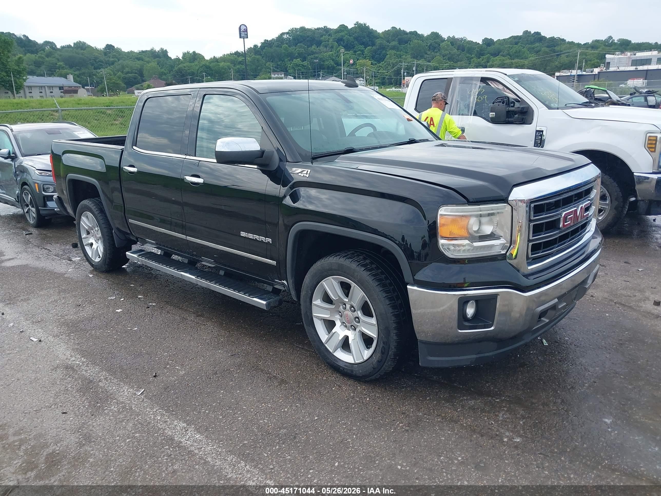 2015 Gmc Sierra 1500 Slt Черный vin: 3GTU2VEC5FG272883