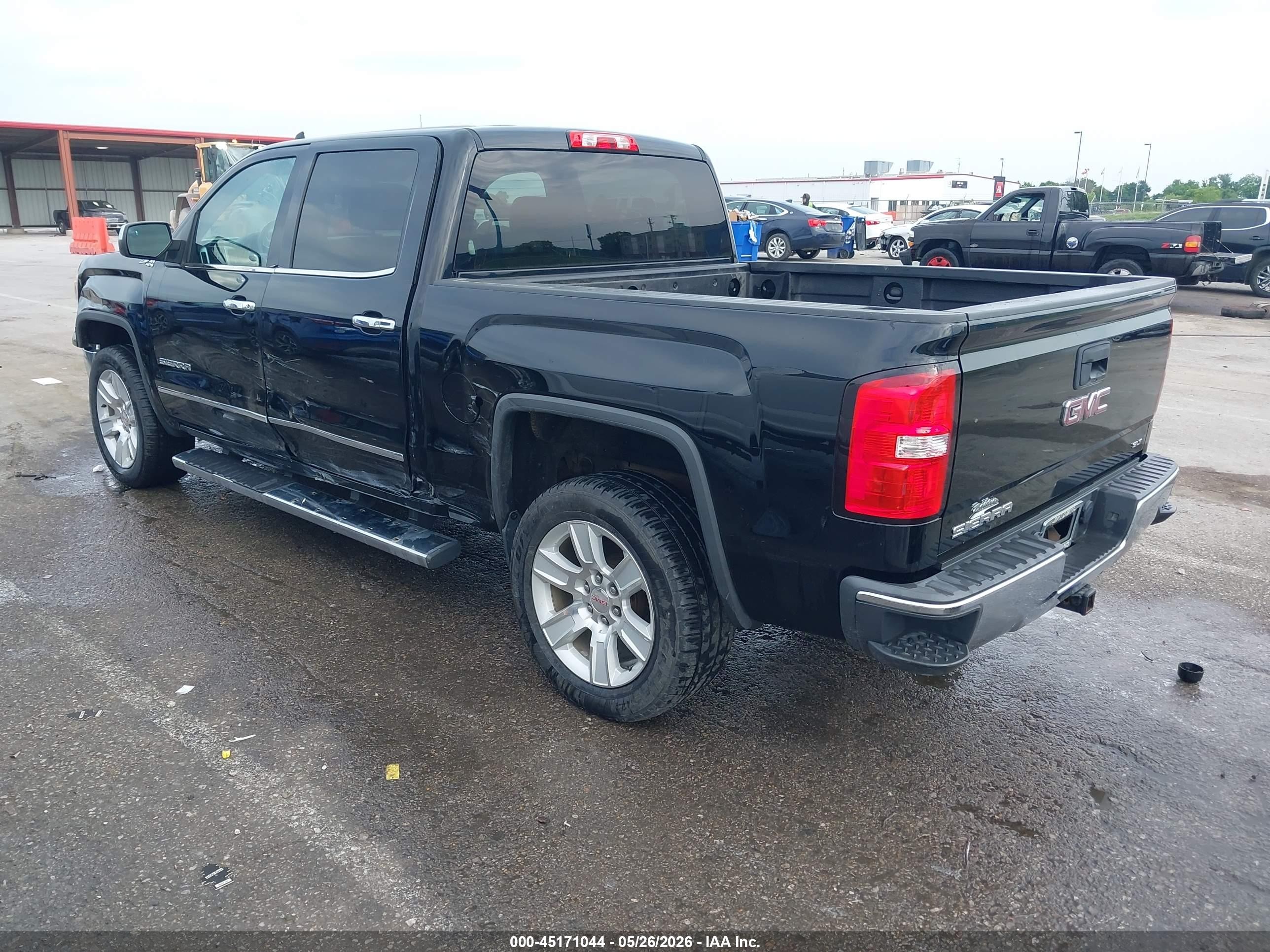 2015 Gmc Sierra 1500 Slt Черный vin: 3GTU2VEC5FG272883
