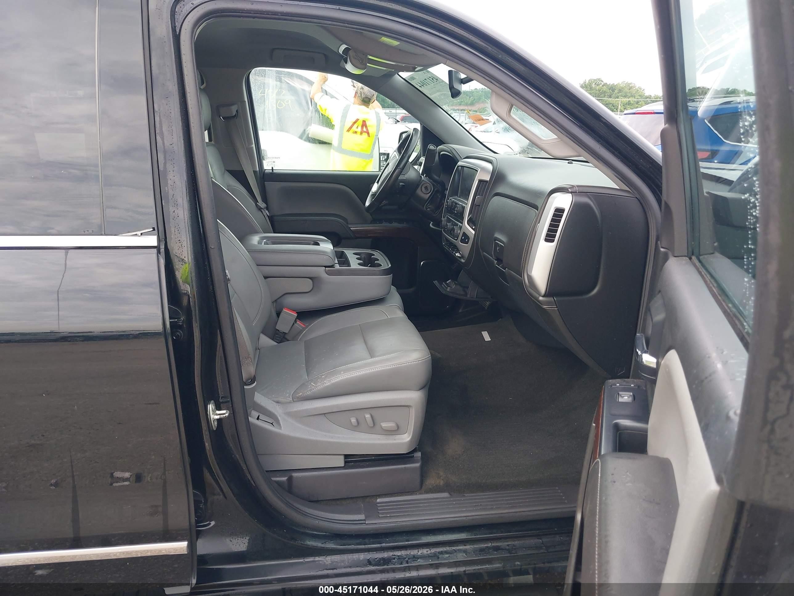 2015 Gmc Sierra 1500 Slt Черный vin: 3GTU2VEC5FG272883