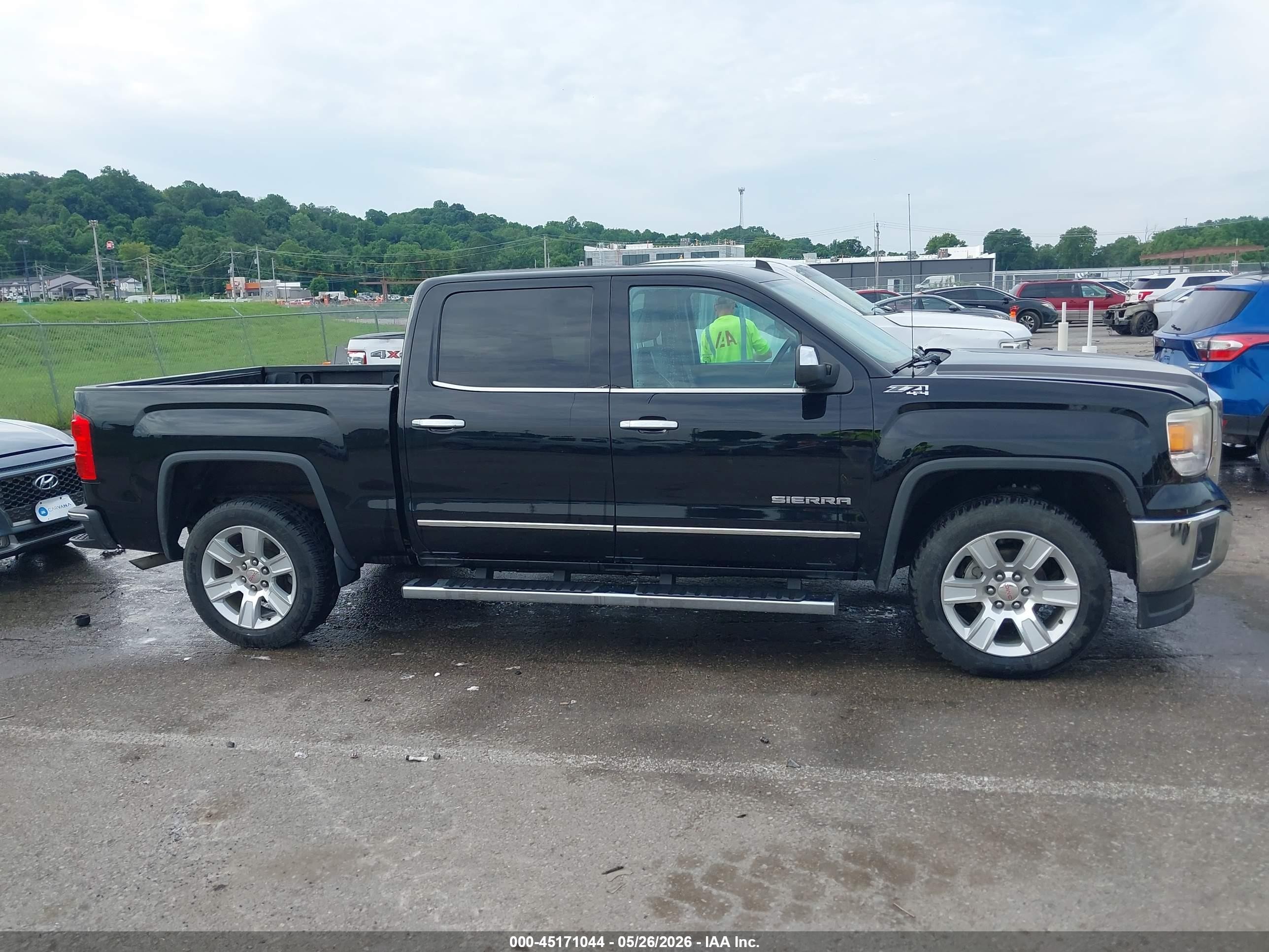 2015 Gmc Sierra 1500 Slt Черный vin: 3GTU2VEC5FG272883