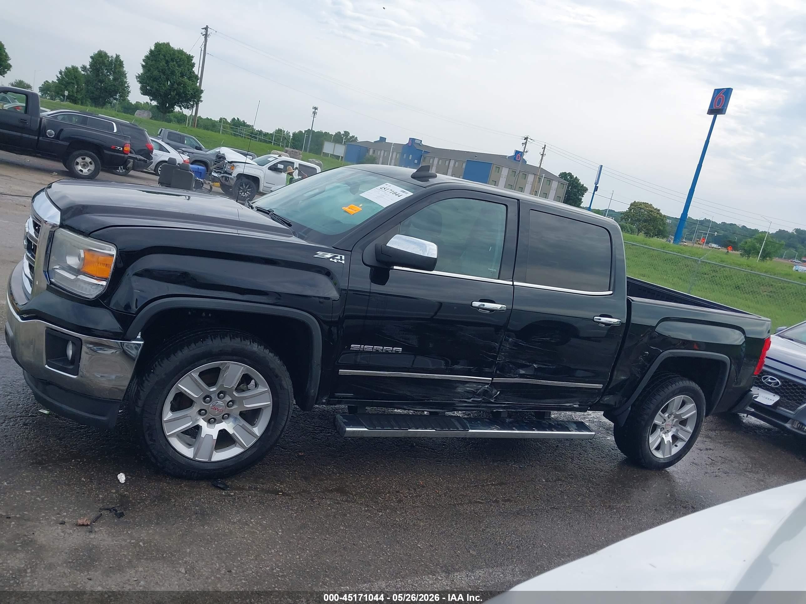 2015 Gmc Sierra 1500 Slt Черный vin: 3GTU2VEC5FG272883