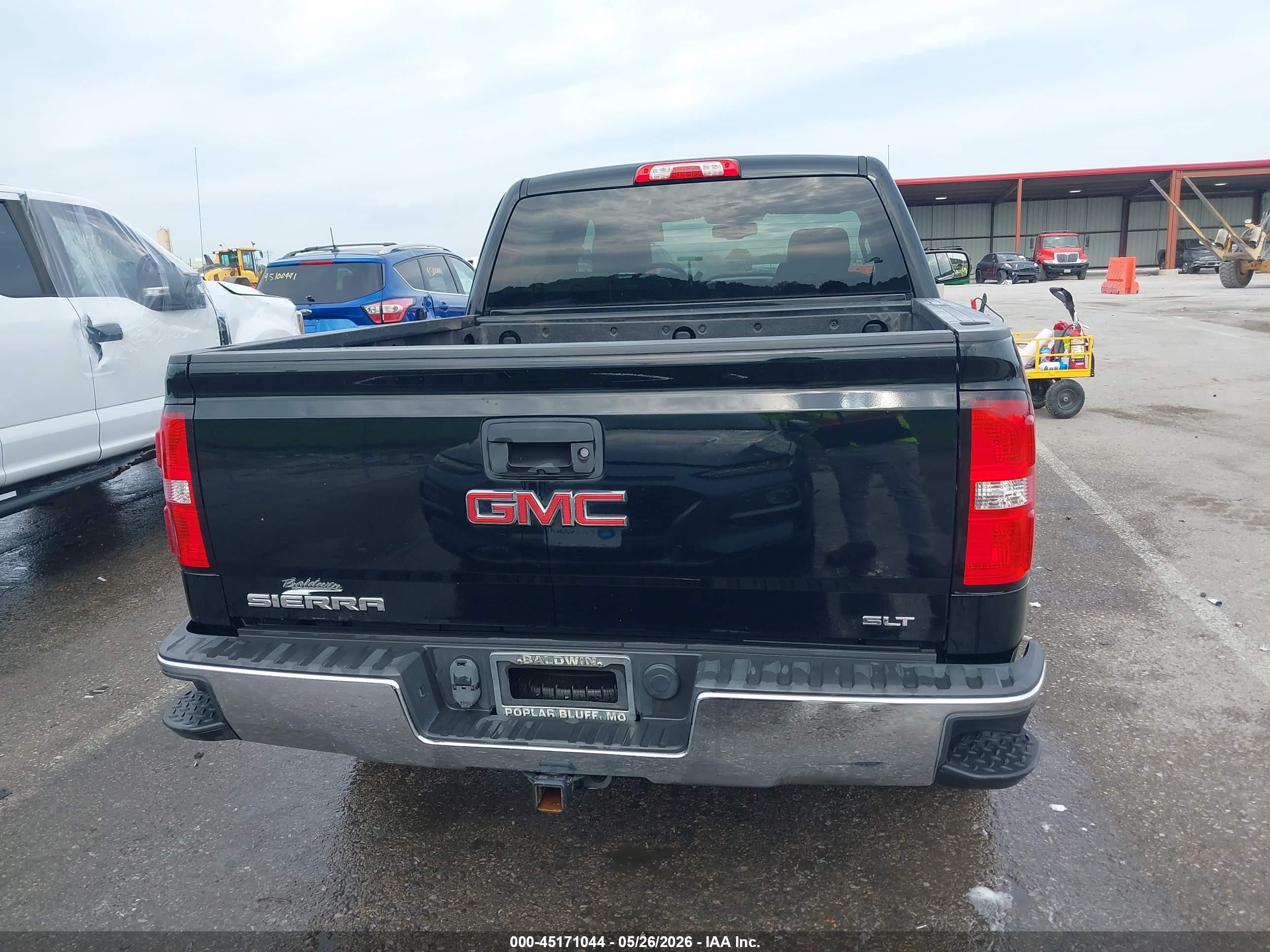 2015 Gmc Sierra 1500 Slt Черный vin: 3GTU2VEC5FG272883