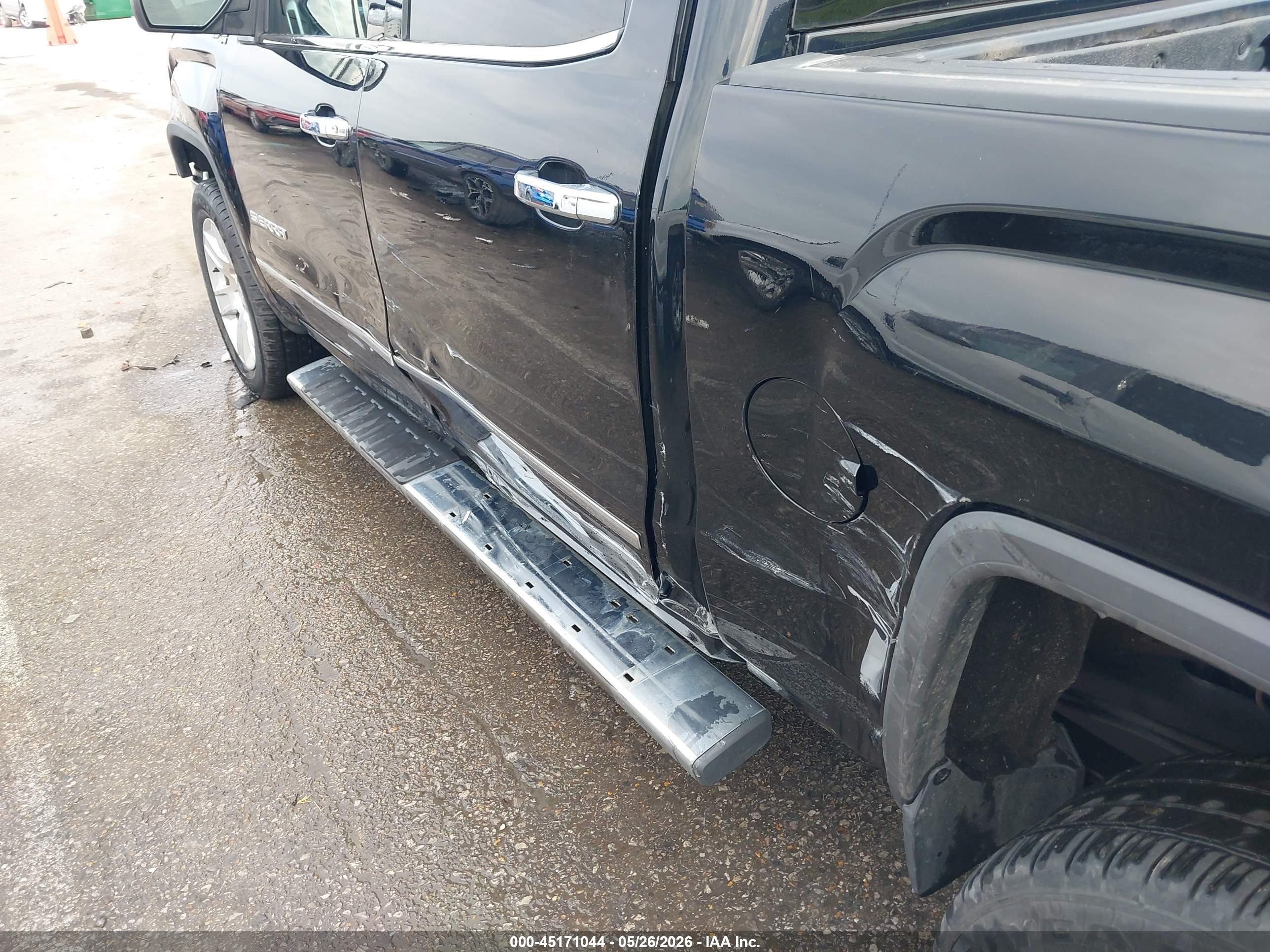 2015 Gmc Sierra 1500 Slt Черный vin: 3GTU2VEC5FG272883