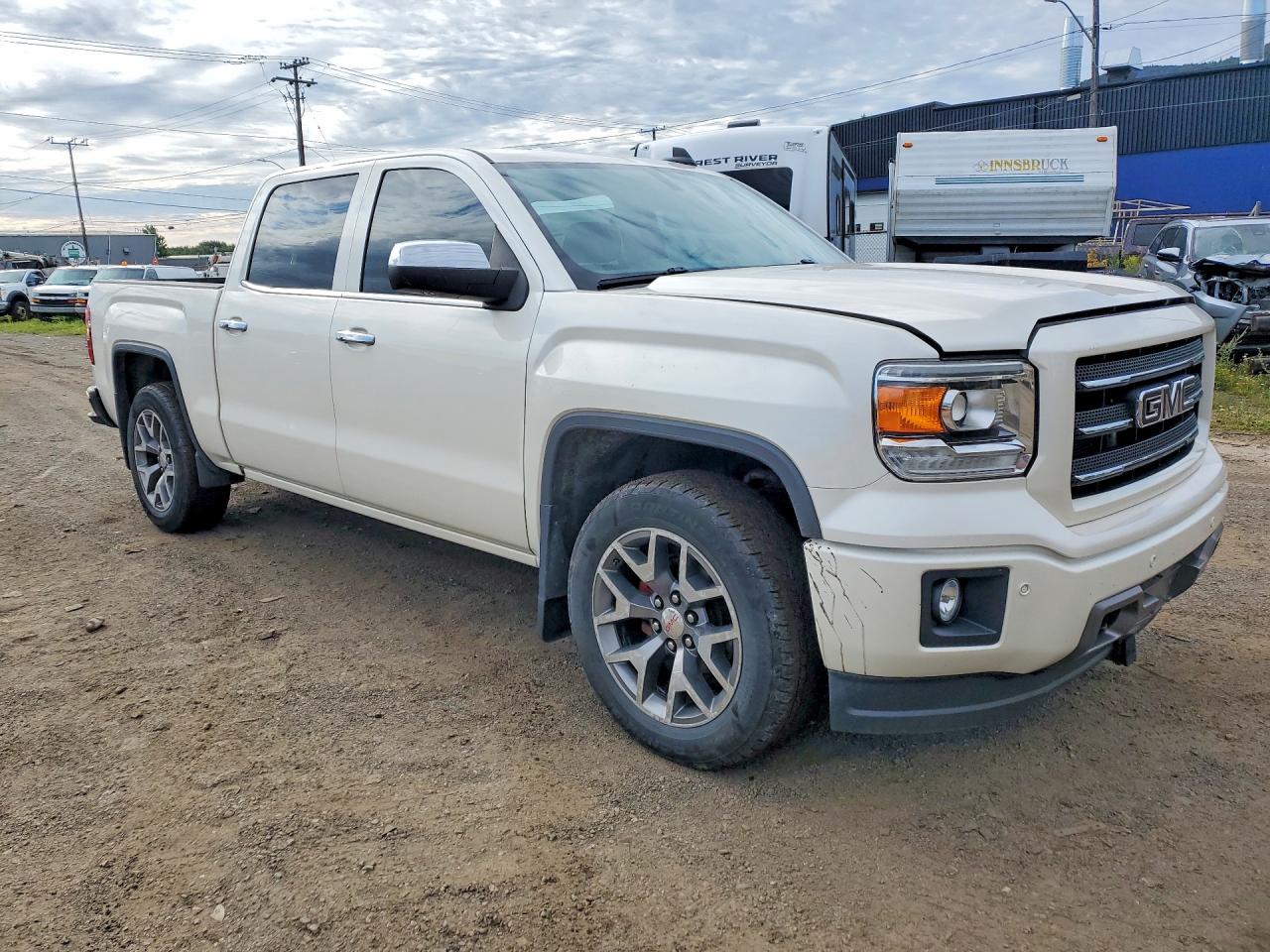 2015 Gmc Sierra K1500 Slt Cream vin: 3GTU2VEC5FG378380