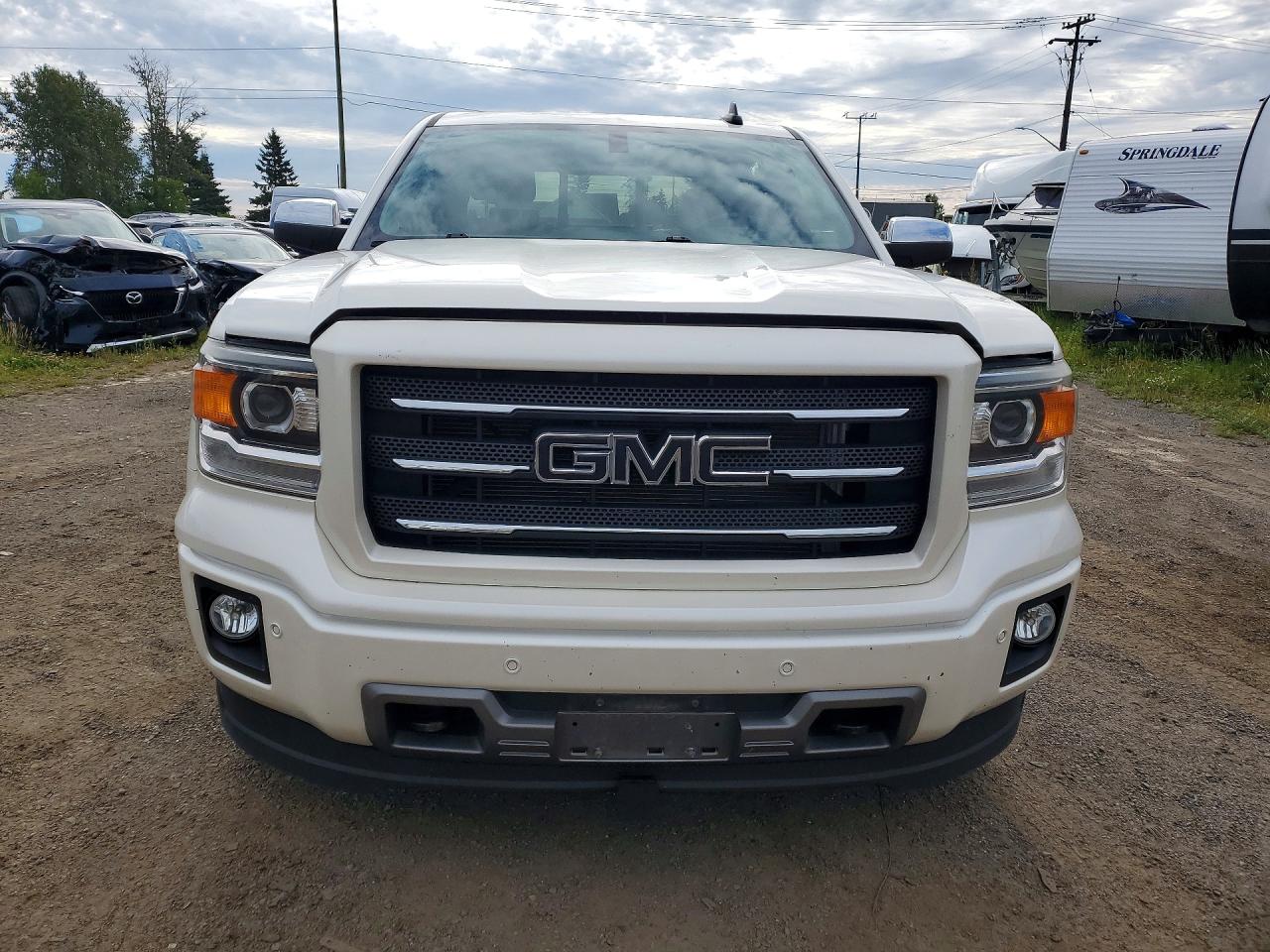 2015 Gmc Sierra K1500 Slt Cream vin: 3GTU2VEC5FG378380