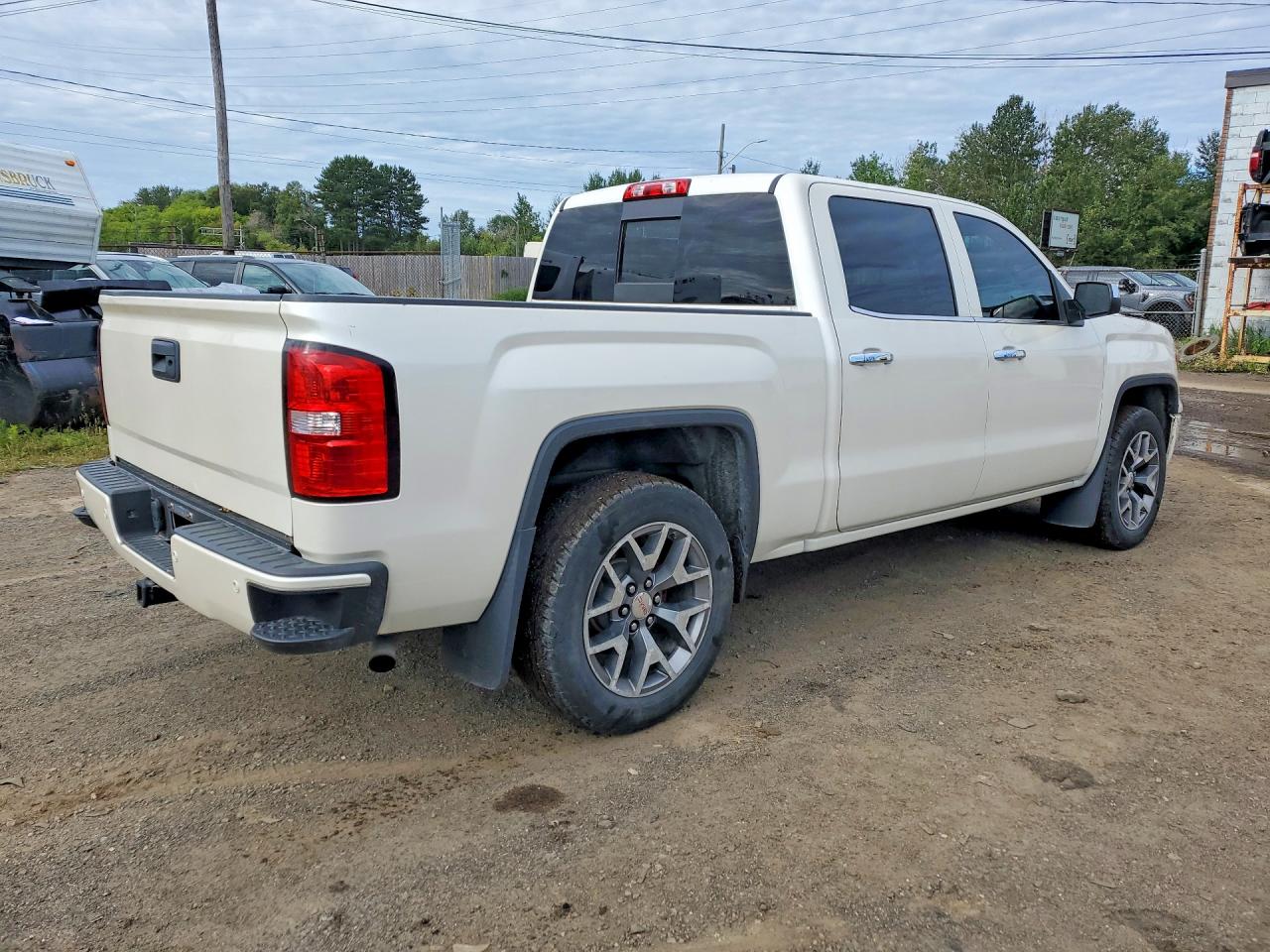 2015 Gmc Sierra K1500 Slt Cream vin: 3GTU2VEC5FG378380