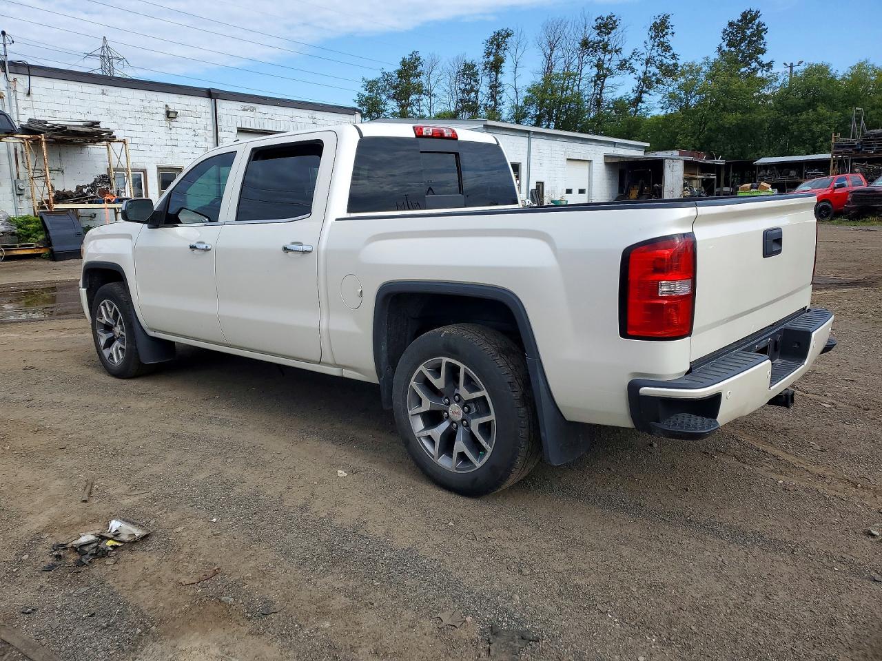 2015 Gmc Sierra K1500 Slt Cream vin: 3GTU2VEC5FG378380